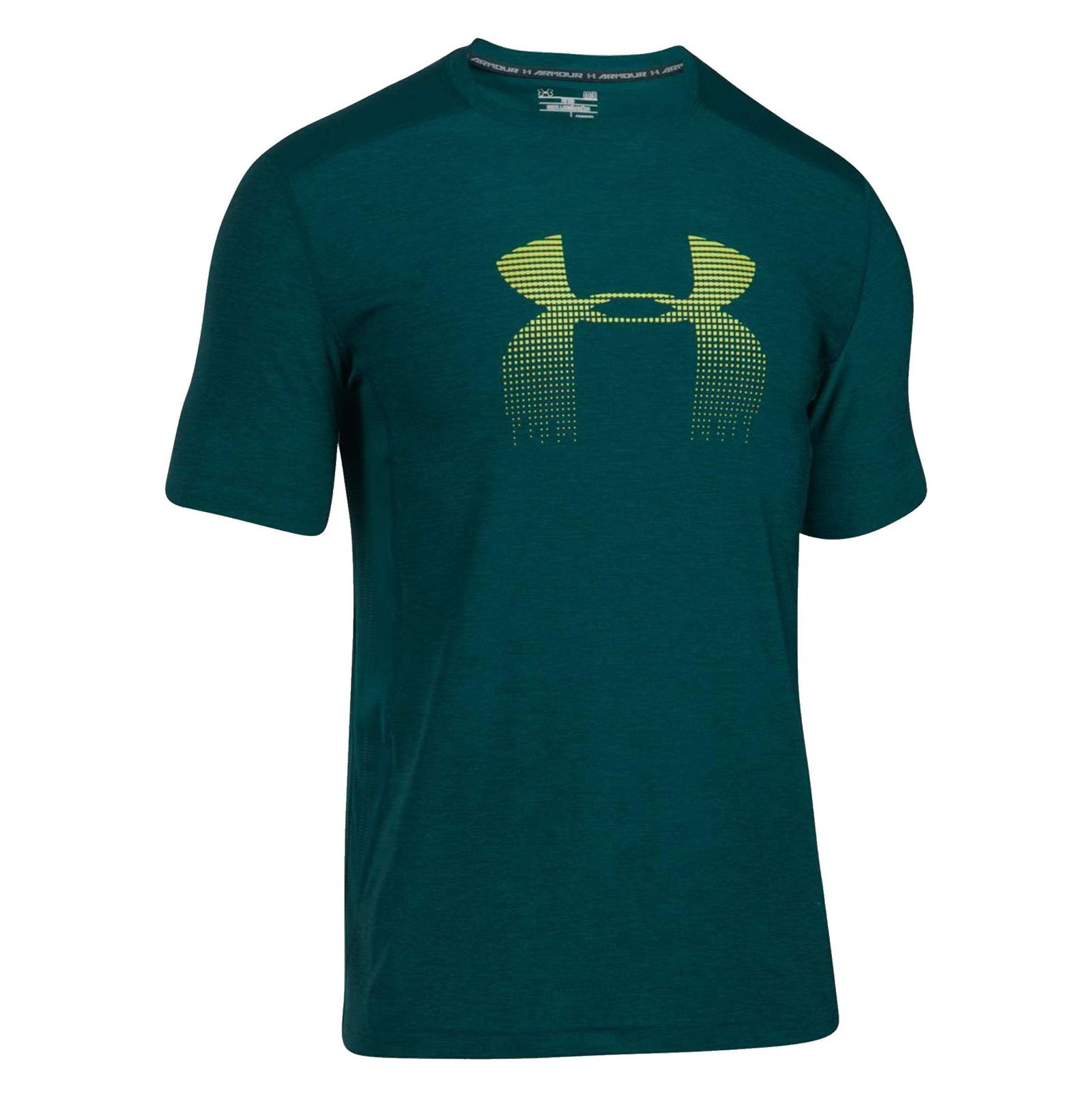 تی شرت ورزشی آستین کوتاه مردانه Raid Graphic - آندر آرمور - سبز - 1