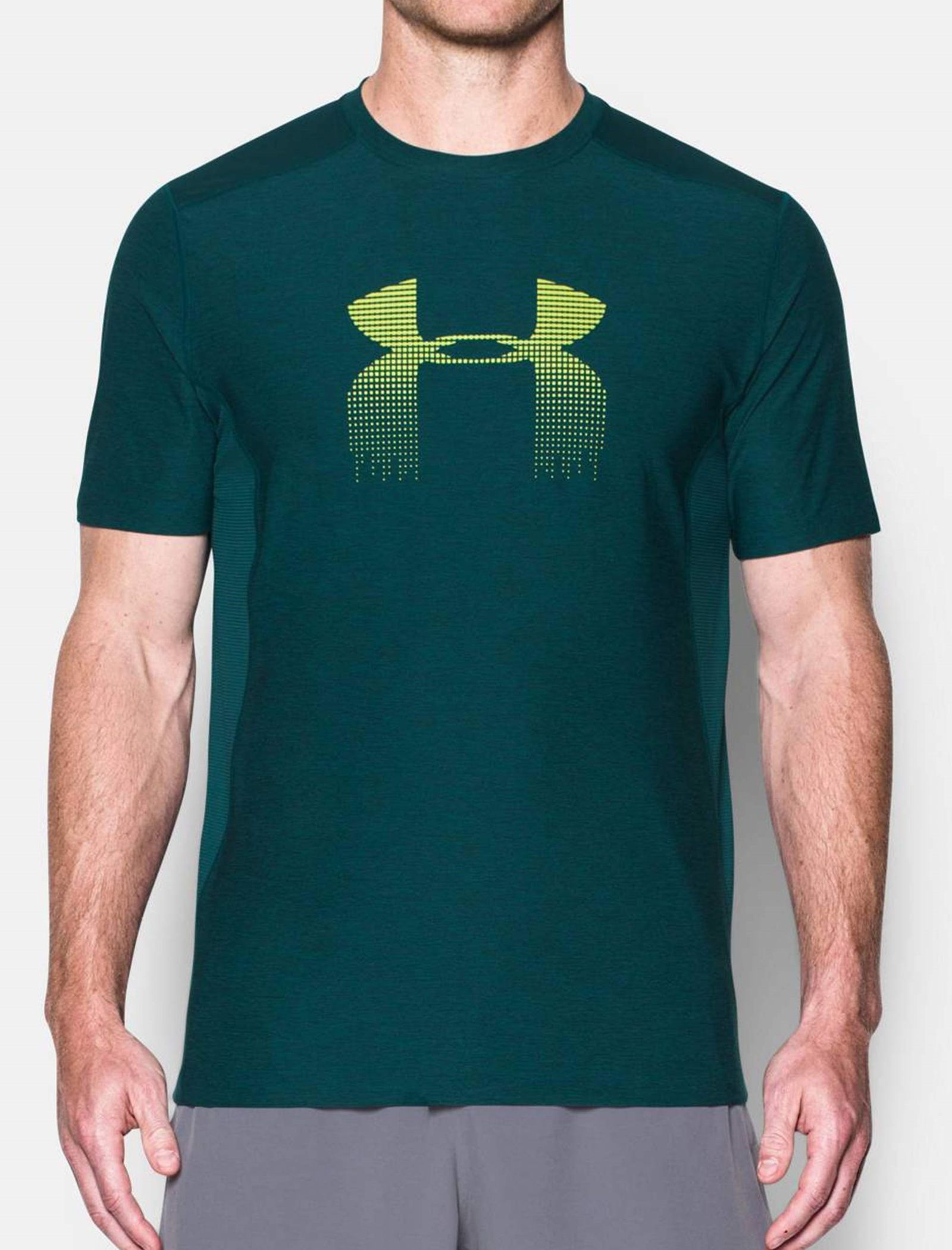 تی شرت ورزشی آستین کوتاه مردانه Raid Graphic - آندر آرمور - سبز - 5