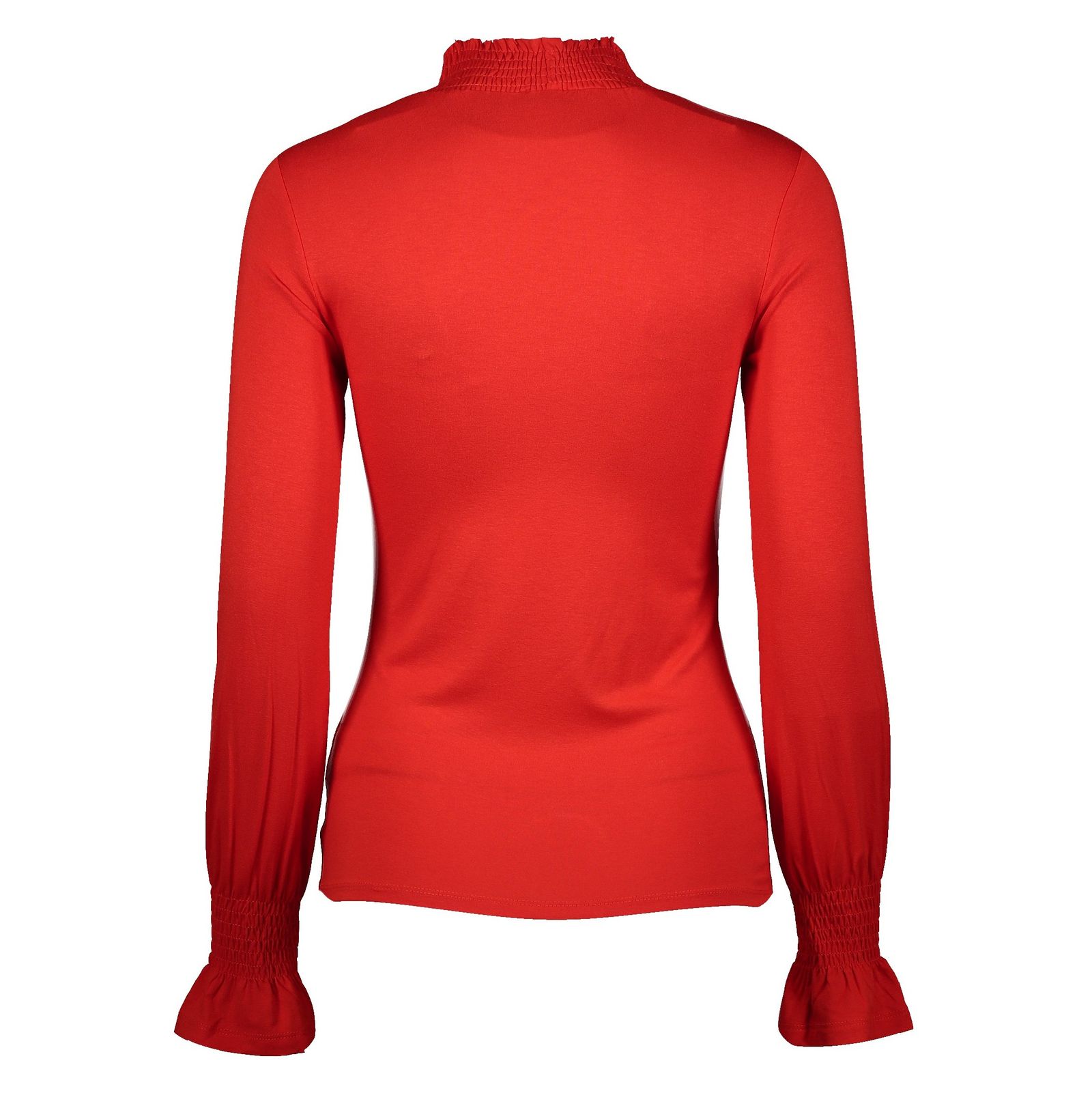 تی شرت ویسکوز یقه اسکی زنانه - رد هرینگ - قرمز - 3