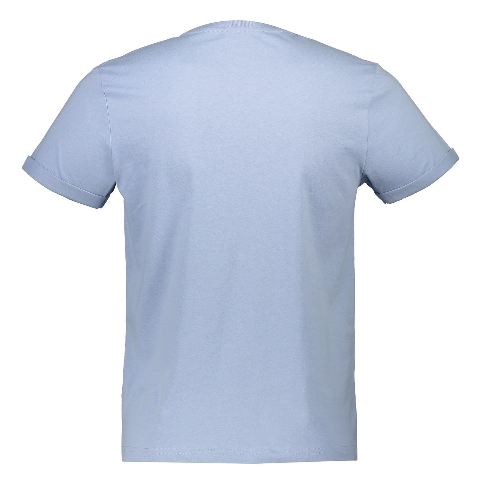 تی شرت نخی یقه گرد مردانه - رد هرینگ - آبي روشن - 3