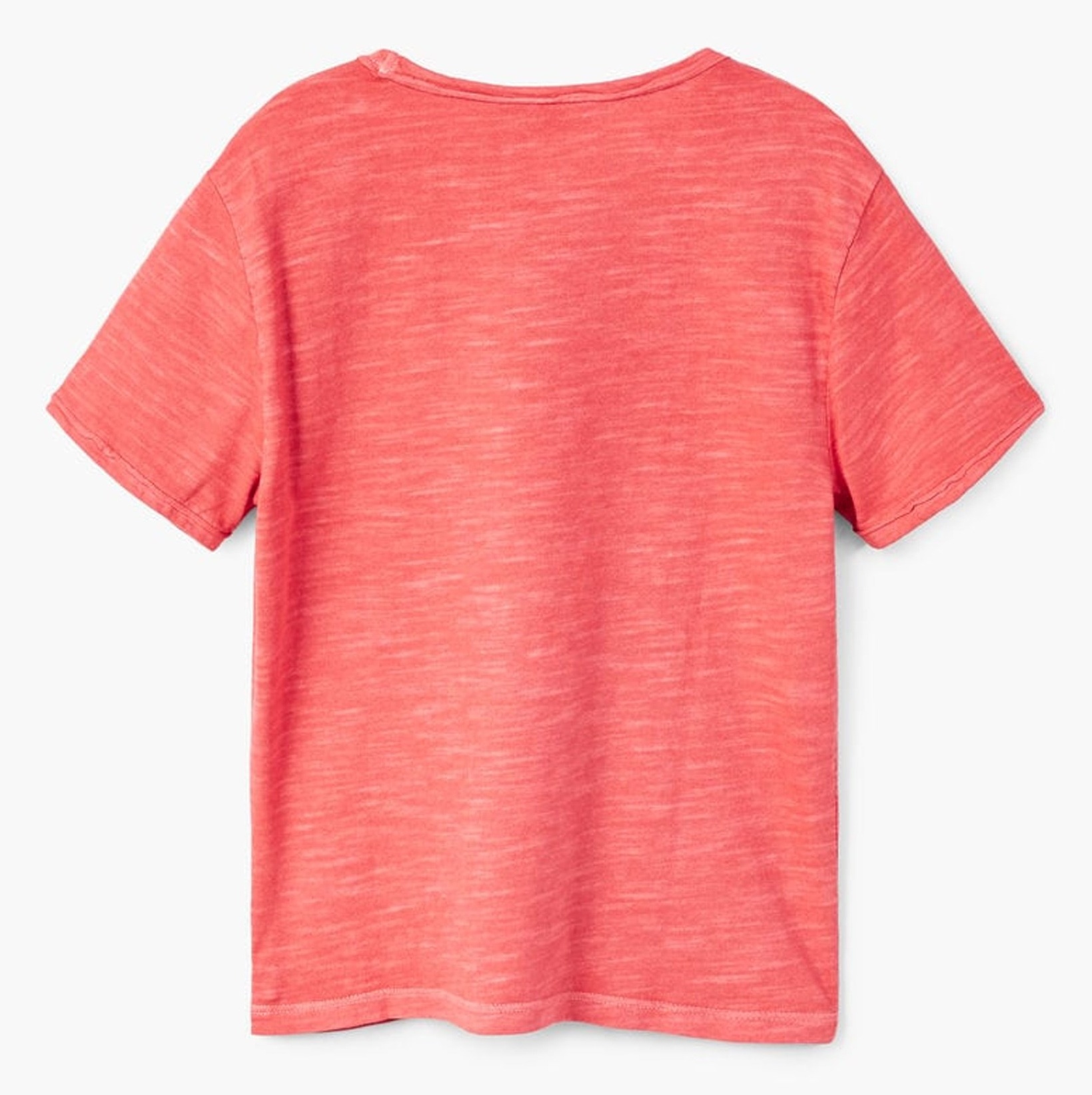 تی شرت نخی یقه گرد پسرانه - مانگو - قرمز - 3