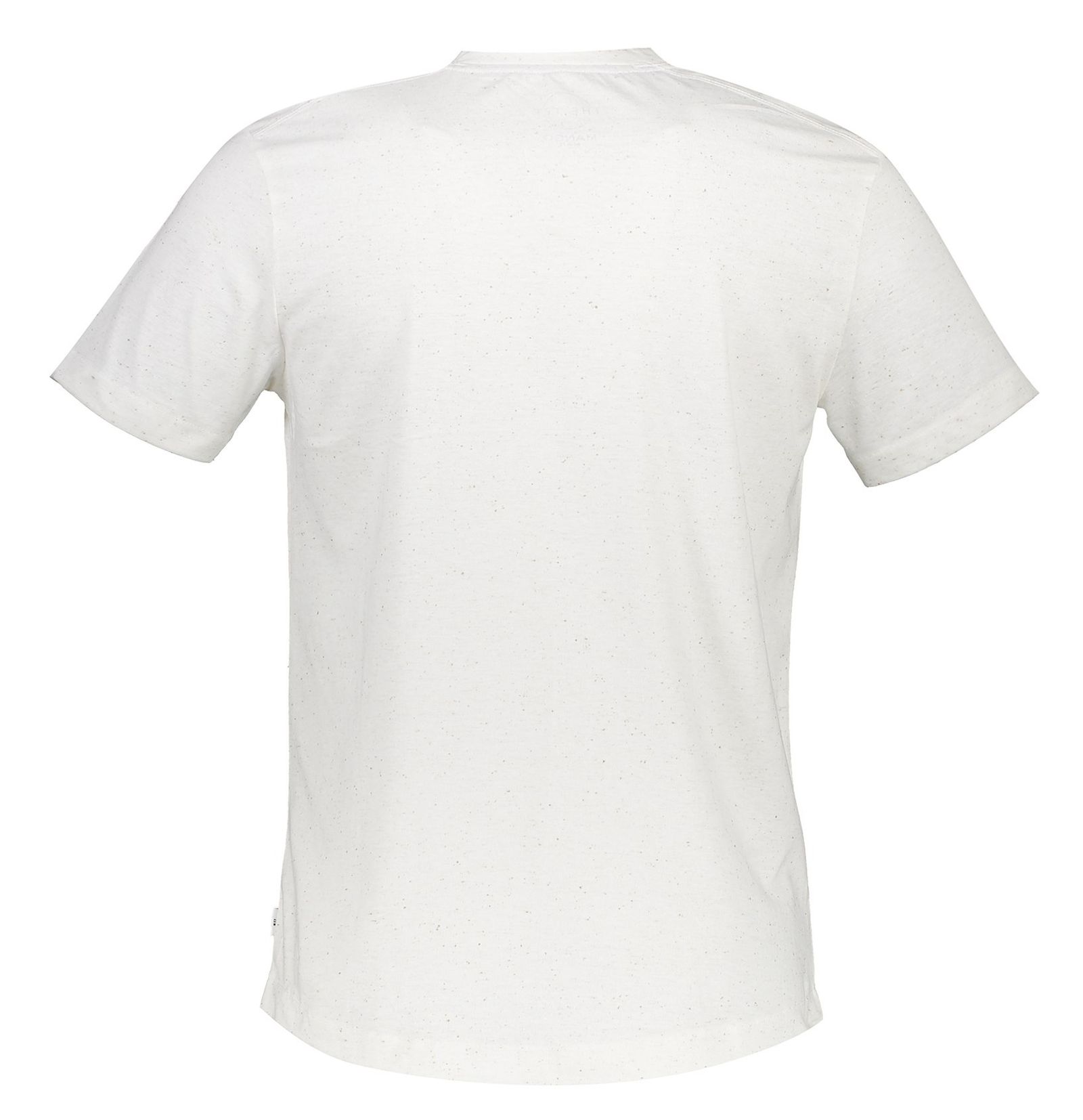 تی شرت نخی یقه گرد مردانه - مانگو - سفيد - 4