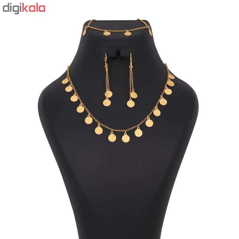 ست طلا 18 عیار زنانه کد G606 ست طلا 18 عیار زنانه کد G606