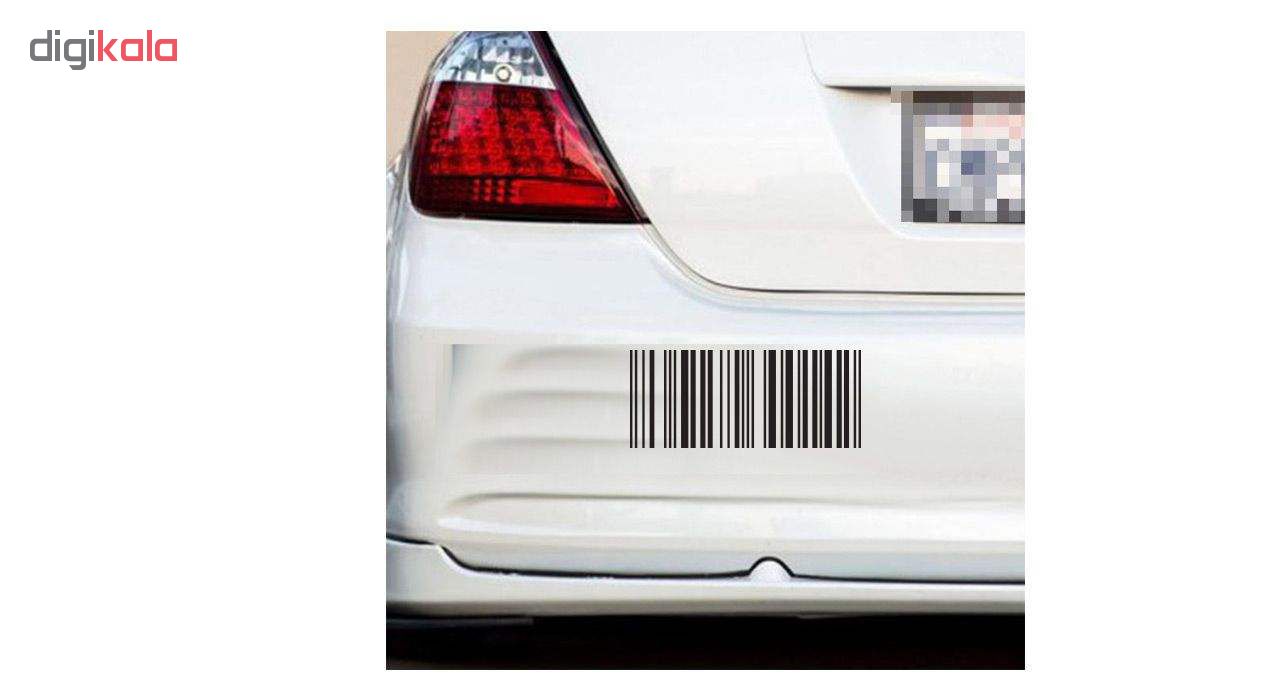 برچسب بدنه خودرو طرح Barcode کد 002