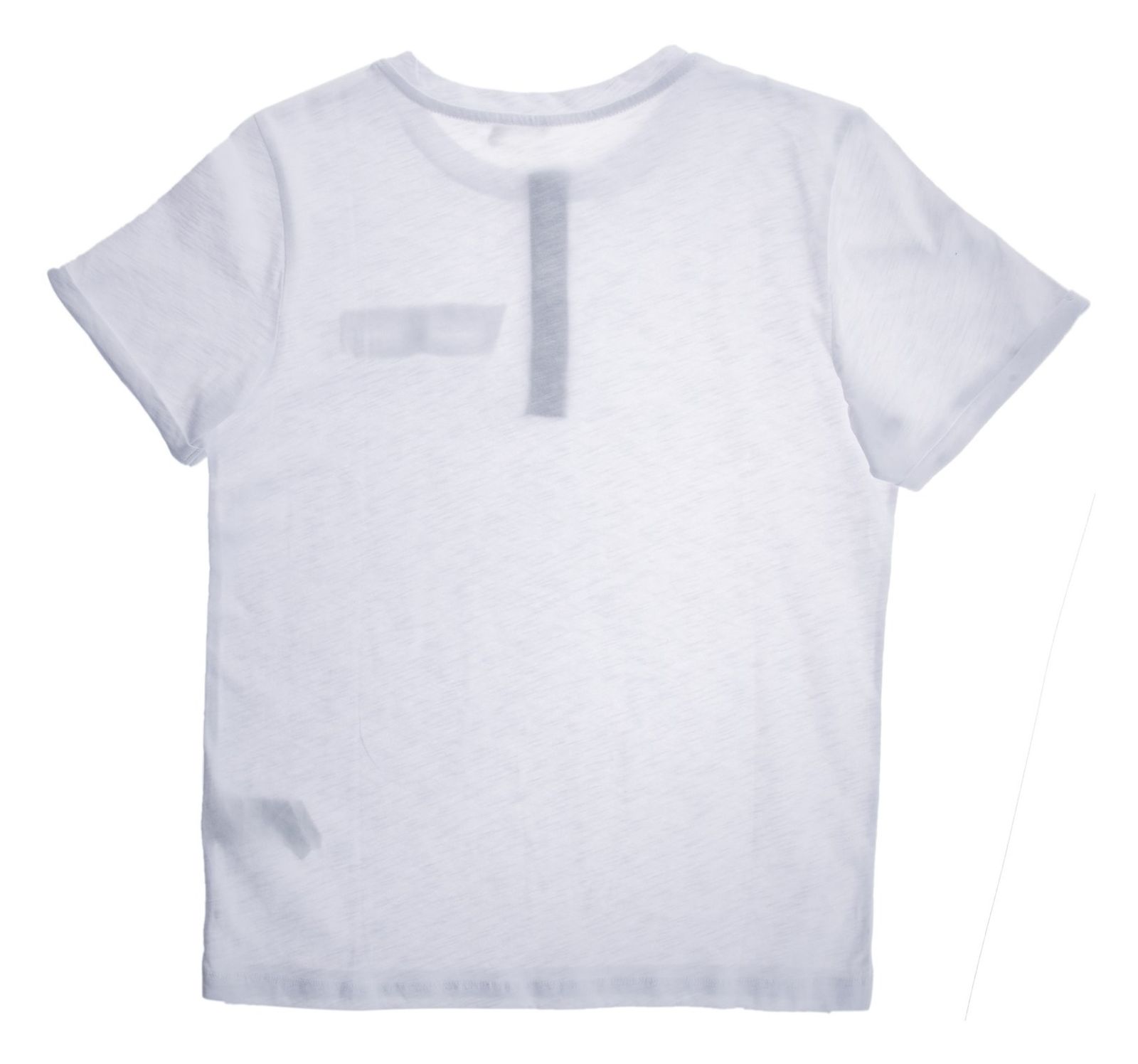 تی شرت نخی یقه گرد پسرانه - کوتون - سفيد - 3