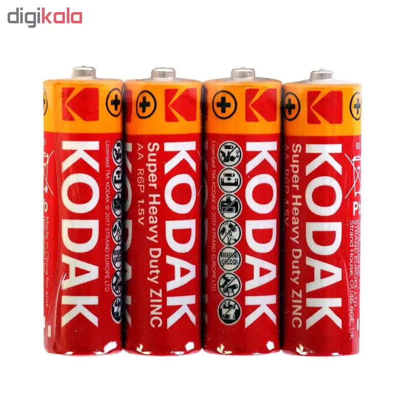 باتری نیم قلمی کداک مدل Super Heavy Duty بسته 4 عددی