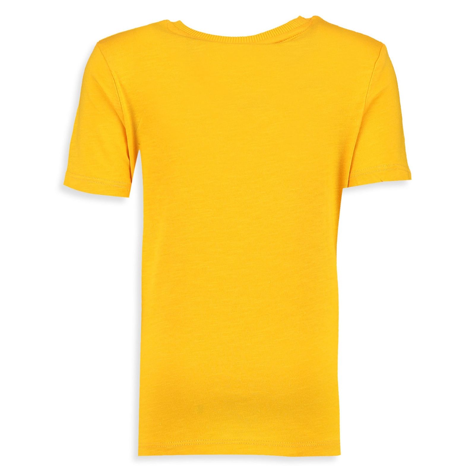 تی شرت نخی یقه گرد پسرانه - ال سی وایکیکی - زرد - 3