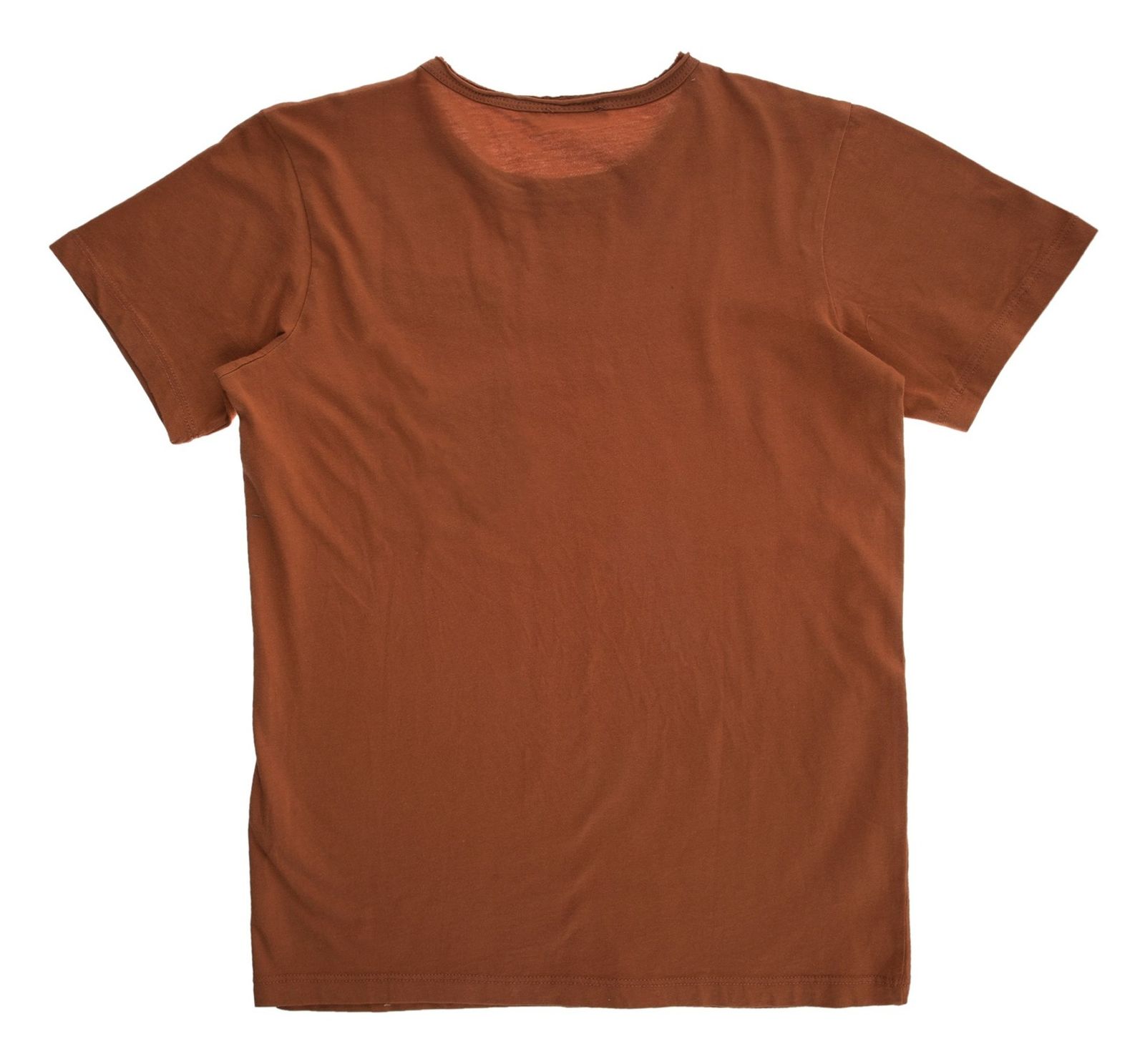 تی شرت نخی یقه گرد پسرانه - کوتون - نارنجي  - 3