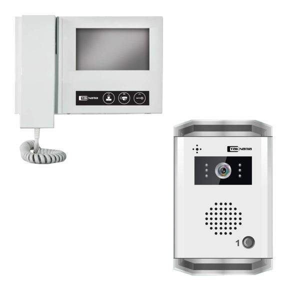 درب بازکن تصویری تک نما مدل D43M-1V مجموعه ۲ عددی