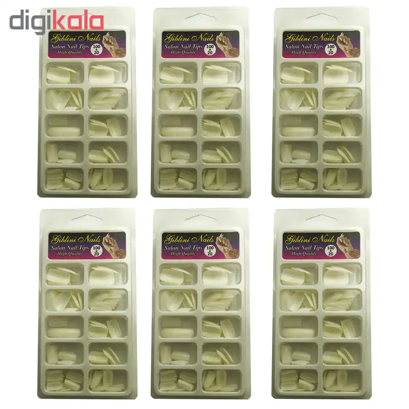 ناخن مصنوعی گیبلینی مدل K720 مجموعه 6 عددی
