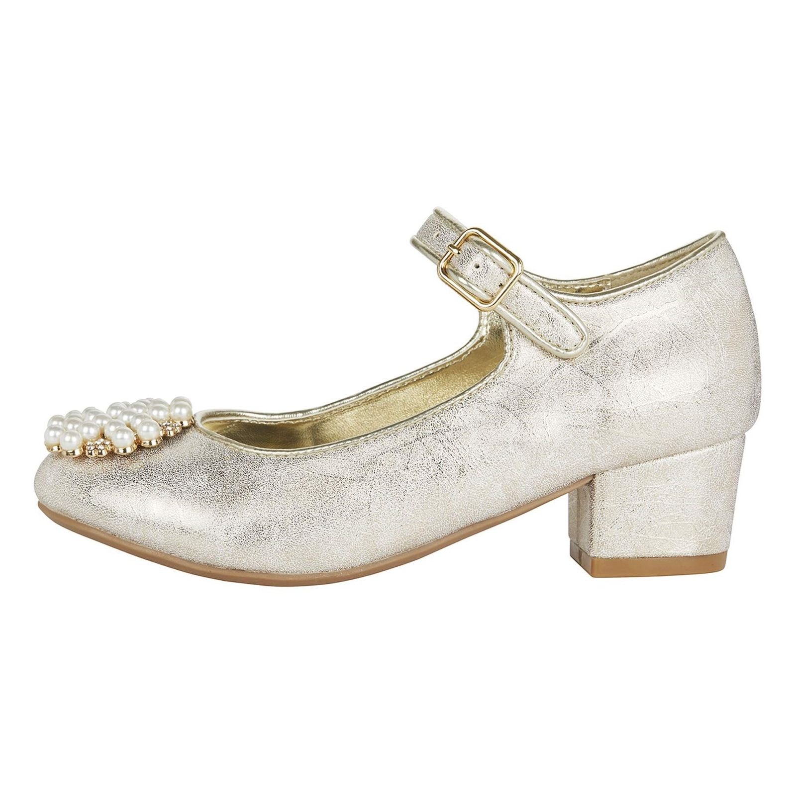 کفش مهمانی بندی دخترانه - مانسون چیلدرن - طلايي - 3