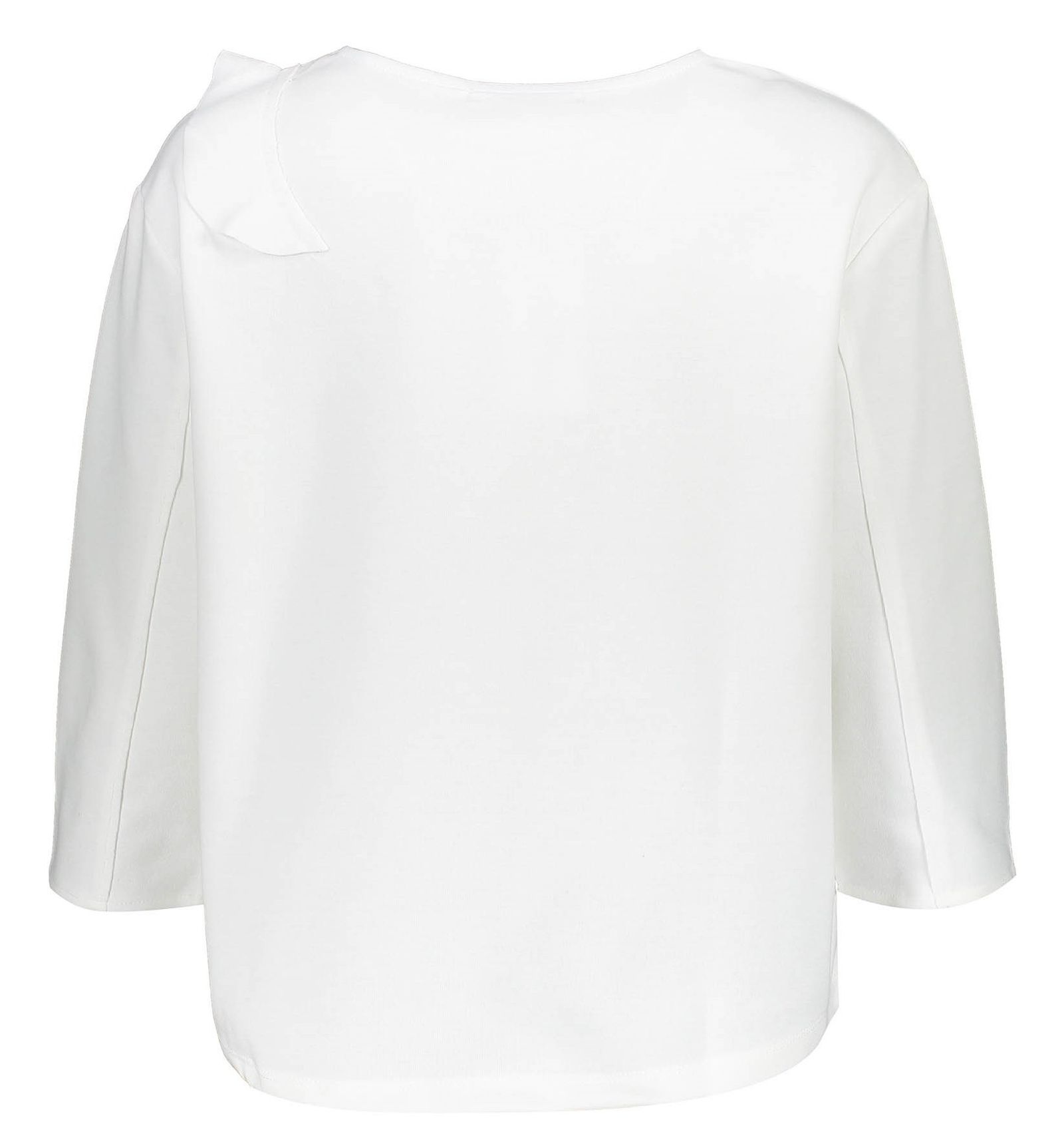 بلوز یقه گرد زنانه - ویولتا بای مانگو - سفيد - 4