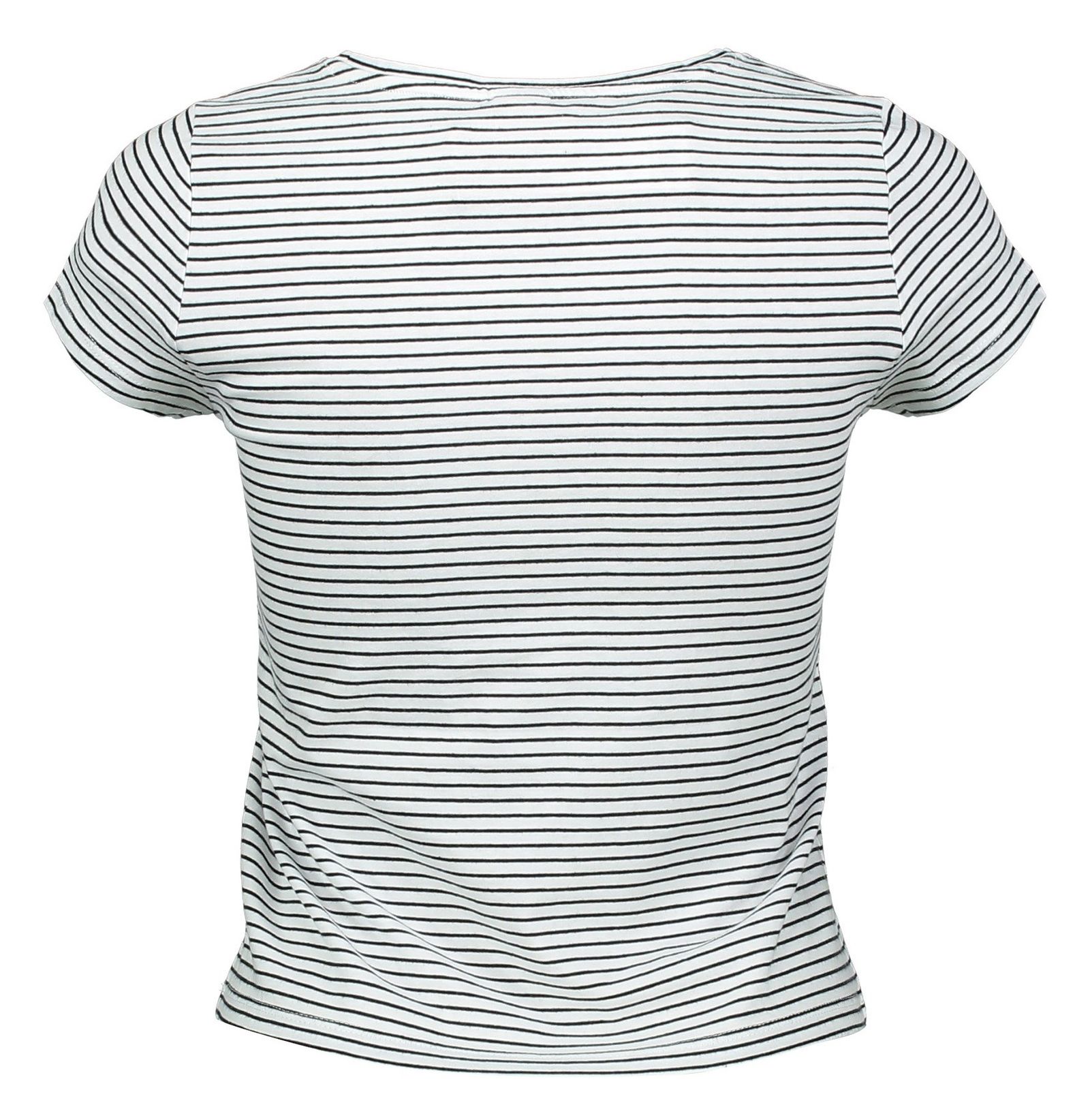 تی شرت نخی یقه گرد دخترانه - اس.اولیور - مشکي  - 3
