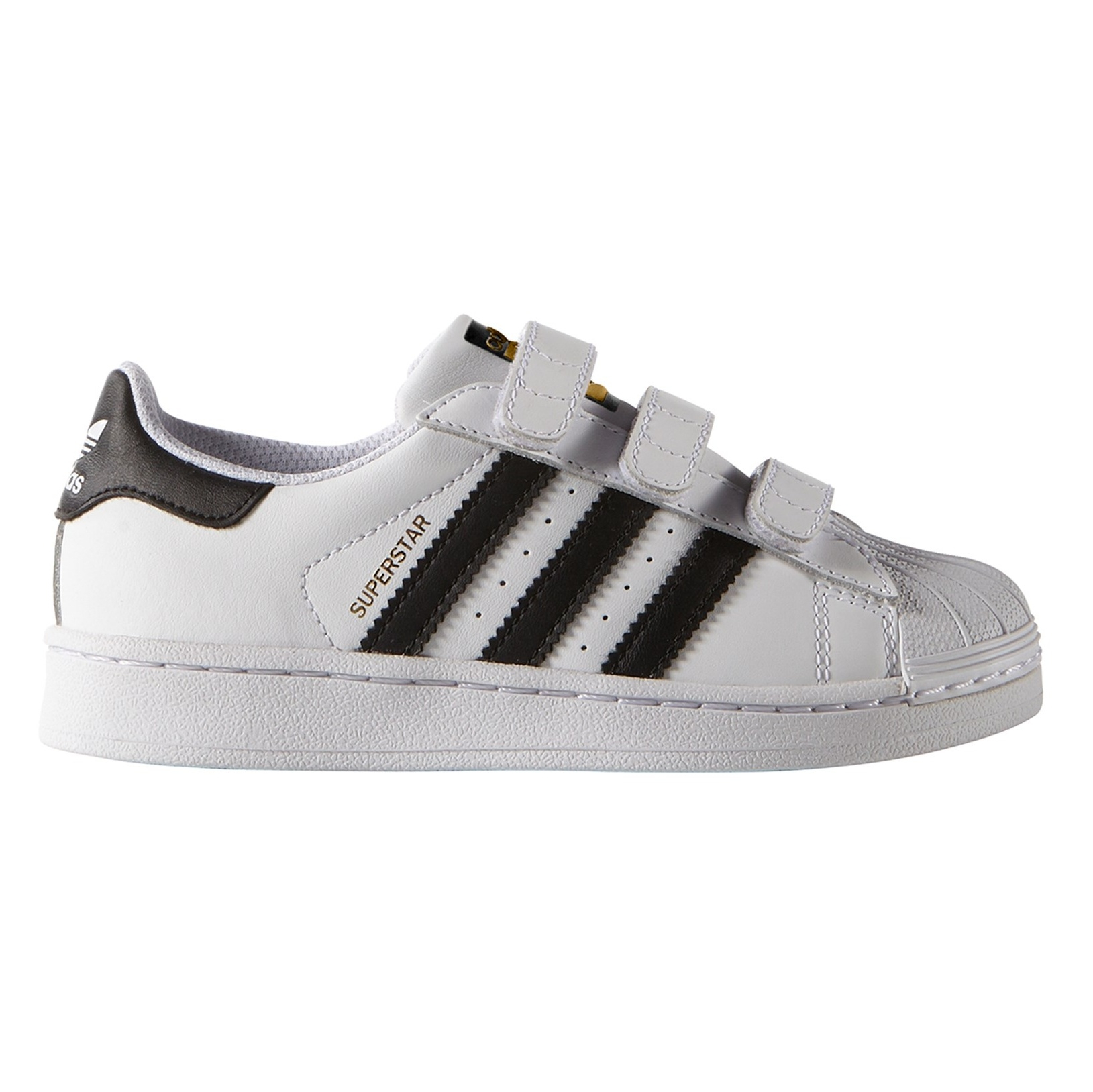کتانی چرم چسبی بچگانه Superstar Foundation - آدیداس