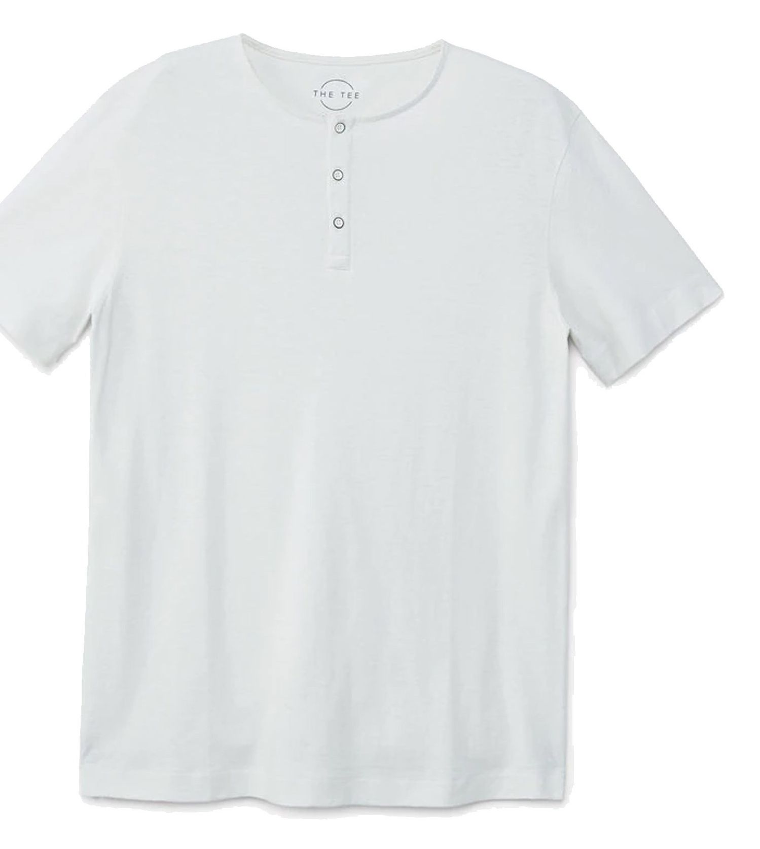 تی شرت نخی یقه گرد مردانه - مانگو - سفید - 2