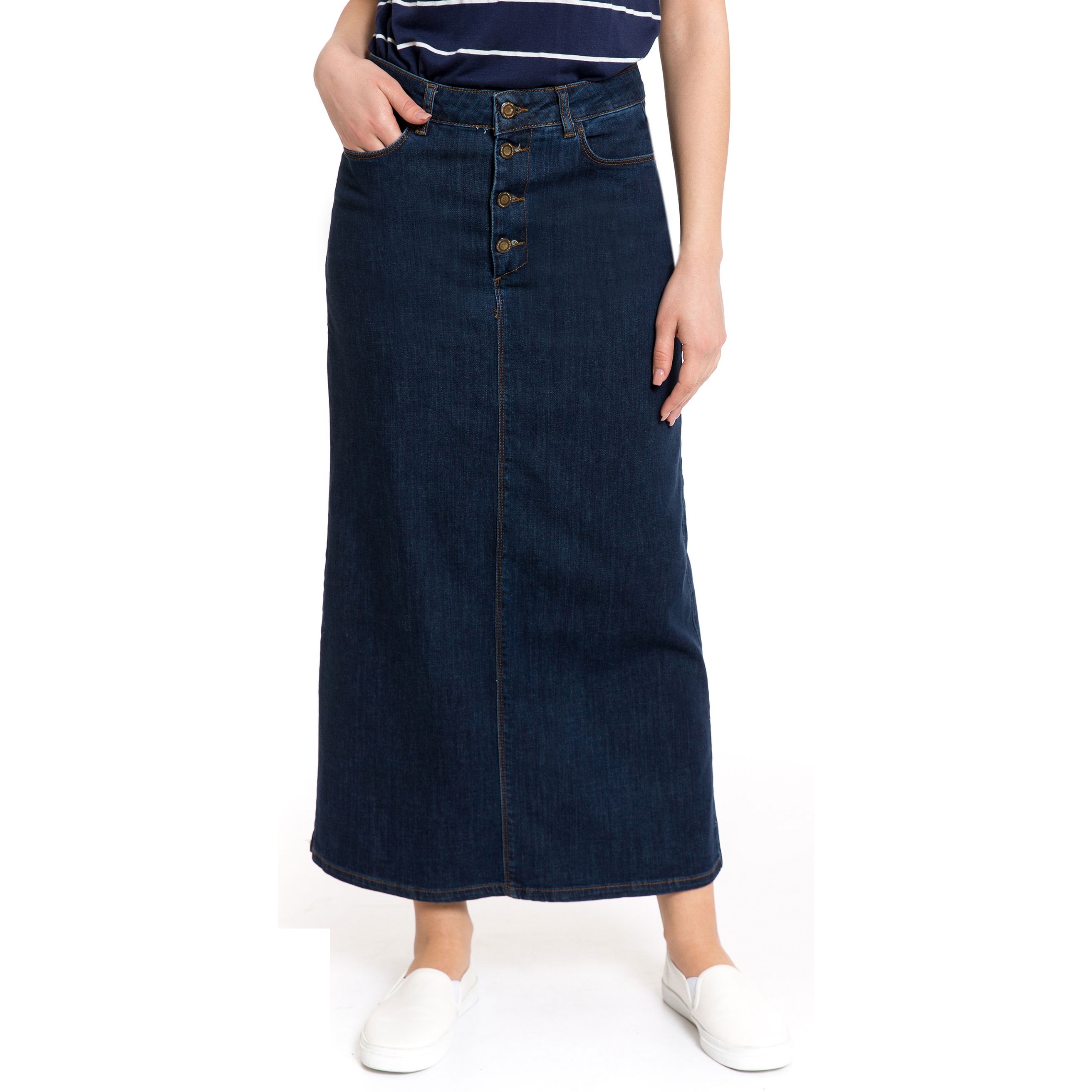 دامن جین بلند زنانه - ال سی وایکیکی
