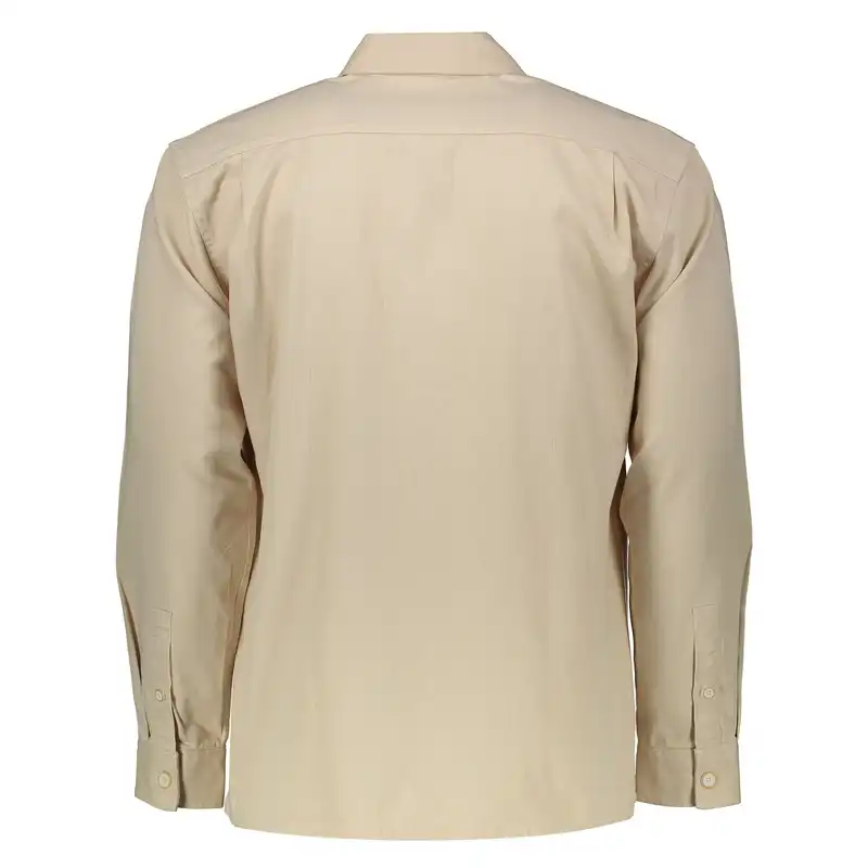 پیراهن نخی آستین بلند مردانه - مانگو