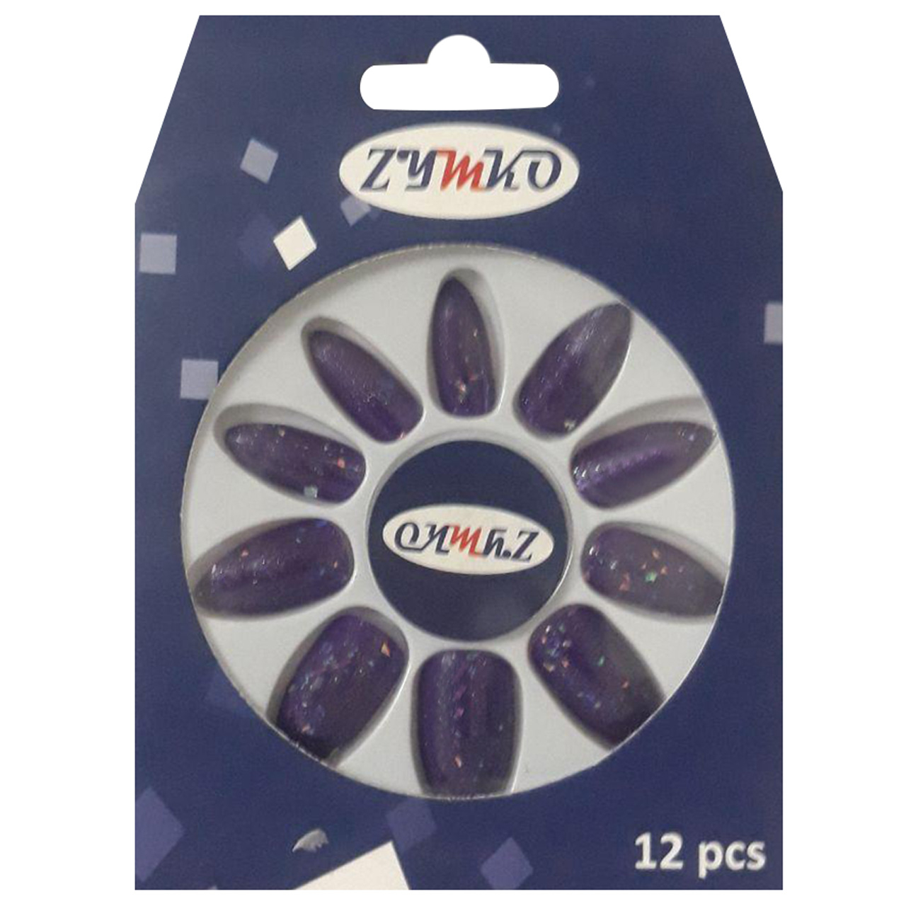 ناخن مصنوعی زیمکو کد 1813 بسته 12 عددی