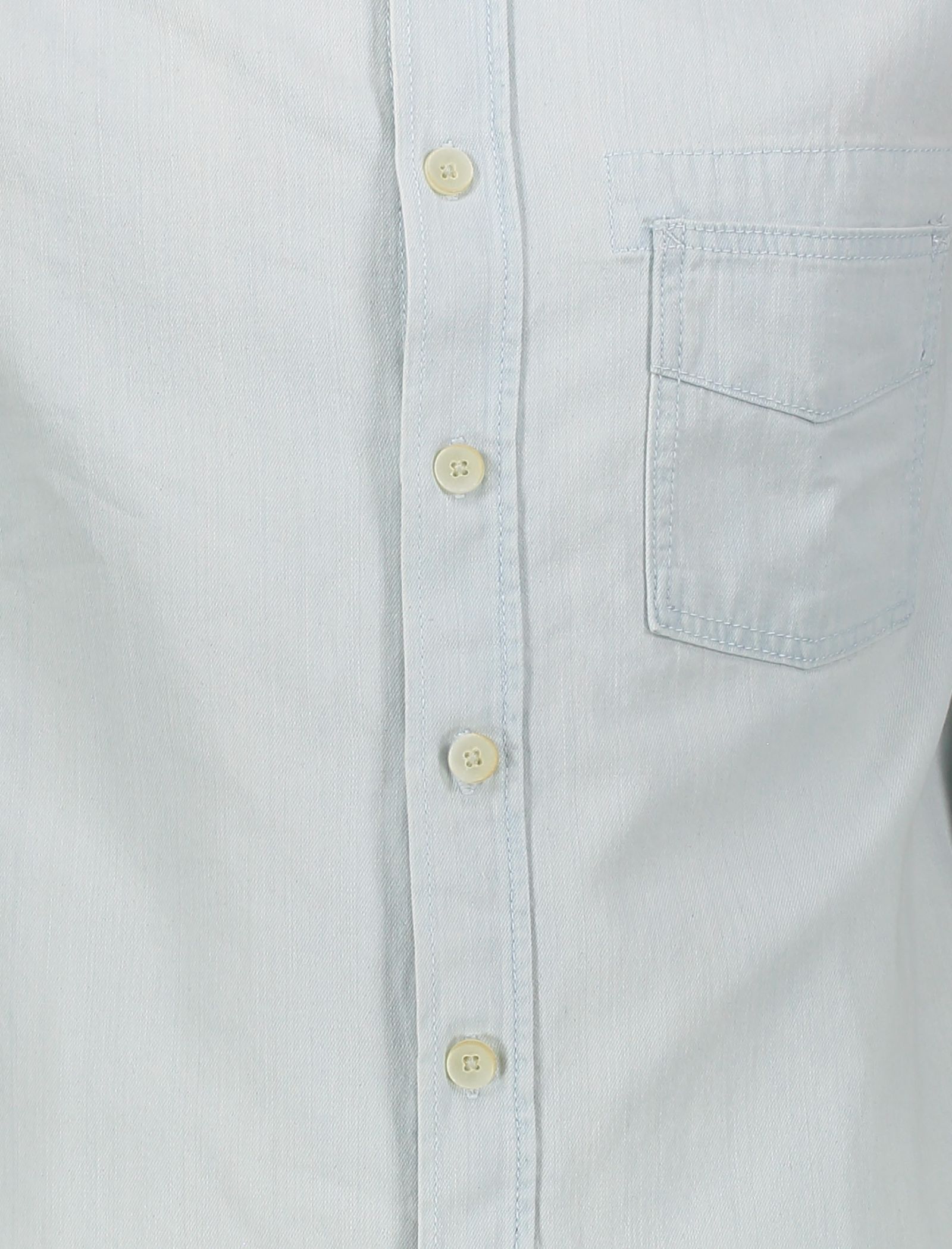 پیراهن جین مردانه - مانگو - آبي روشن  - 6