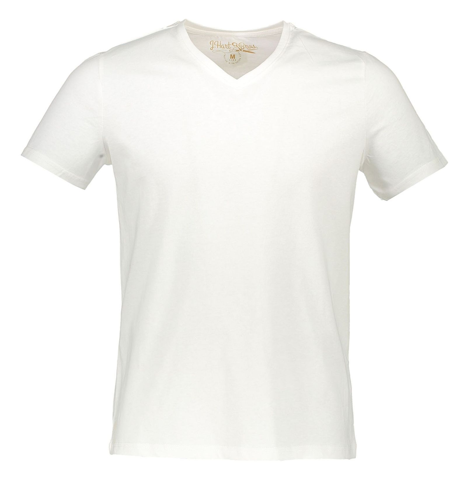 تی شرت نخی یقه هفت مردانه - یوپیم - سفيد - 1