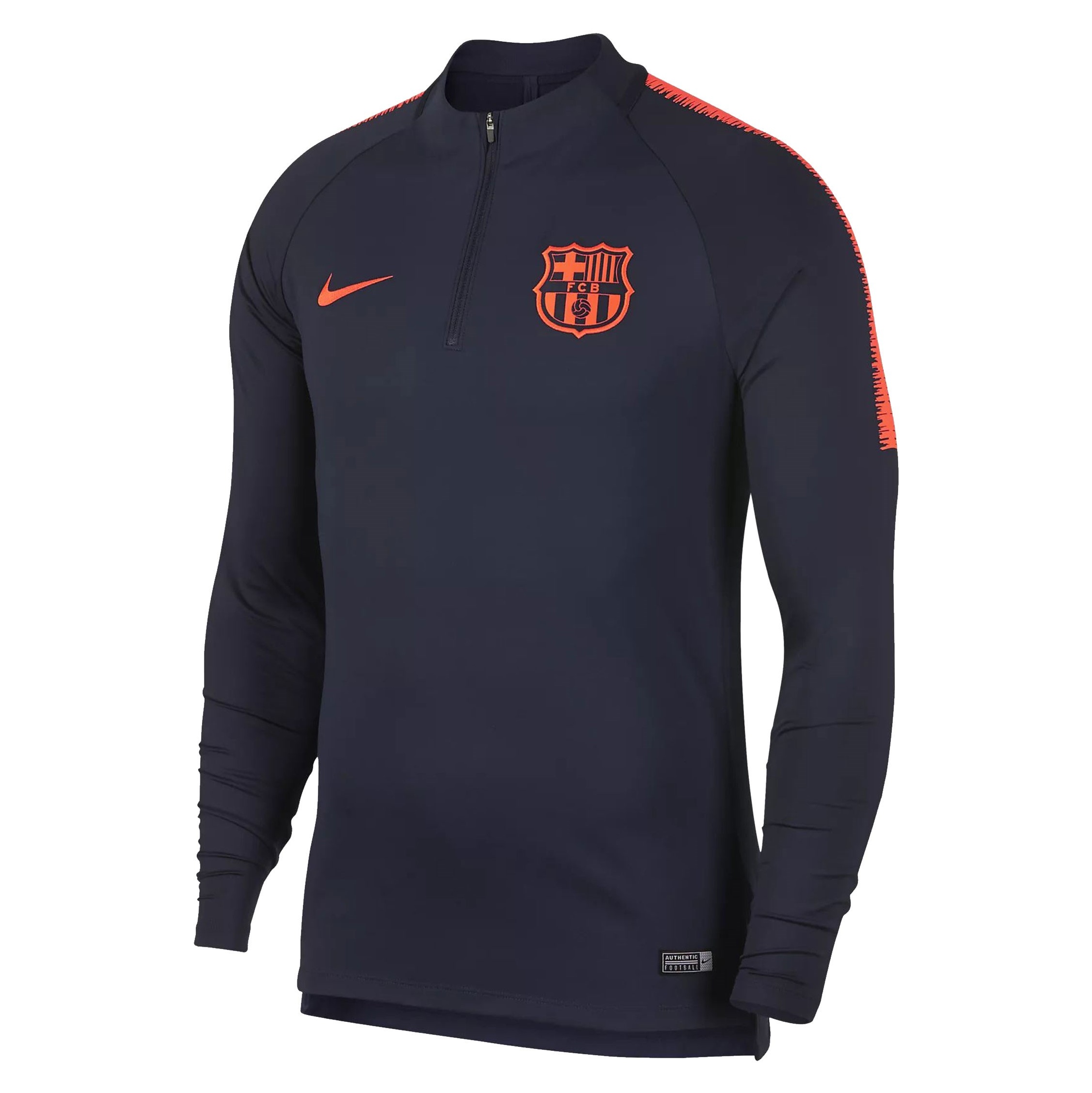 تی شرت ورزشی آستین بلند مردانه FC Barcelona - نایکی