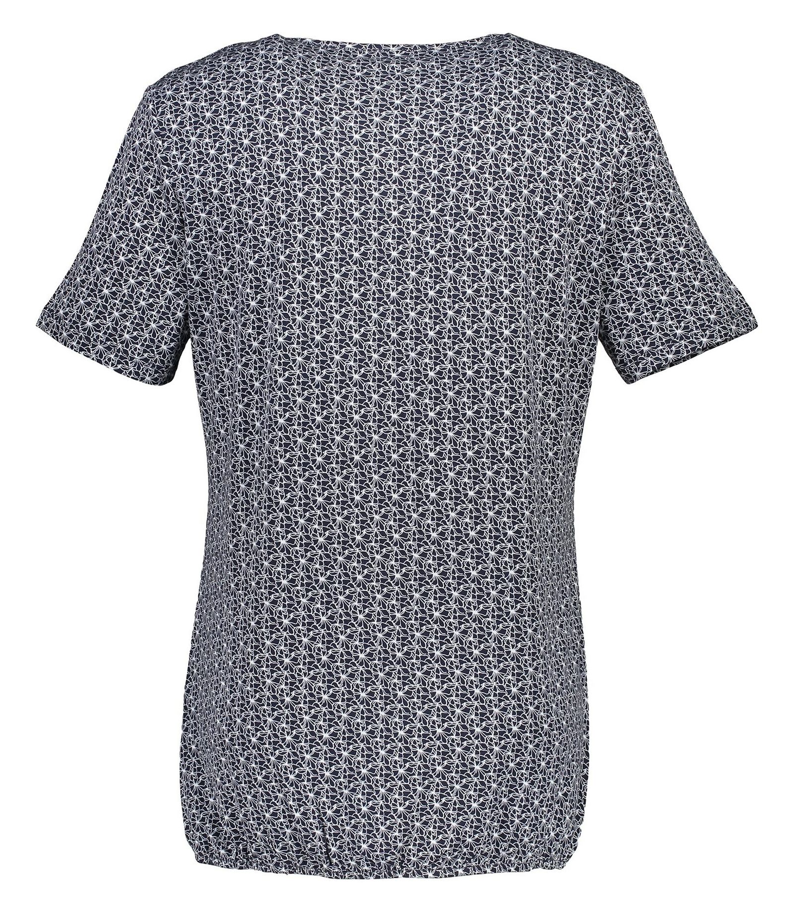 تی شرت ویسکوز یقه هفت زنانه - یوپیم - سرمه اي - 5
