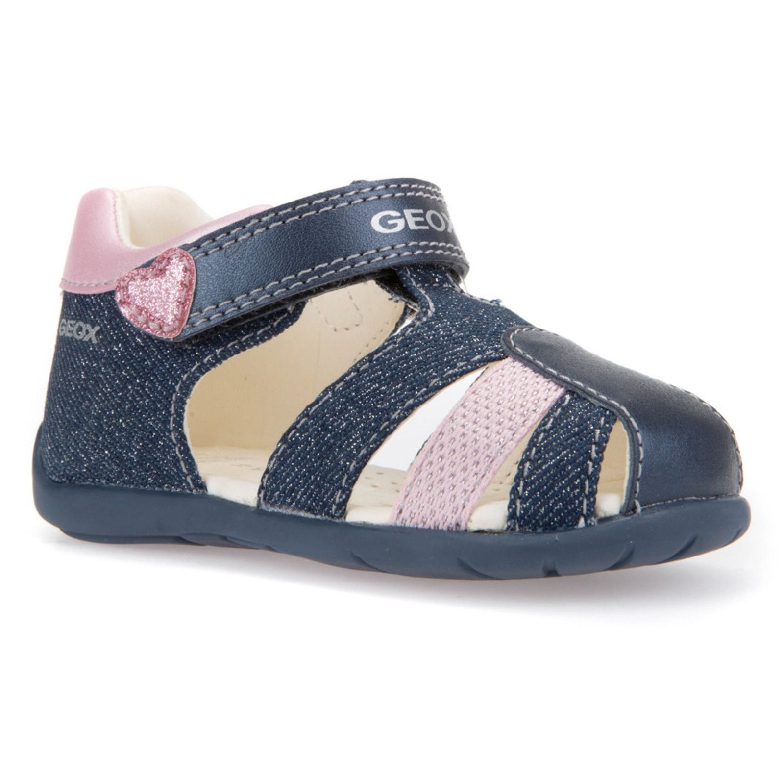 کفش پارچه ای چسبی نوزادی دخترانه KAYTAN - جی اوکس - سرمه اي - 5