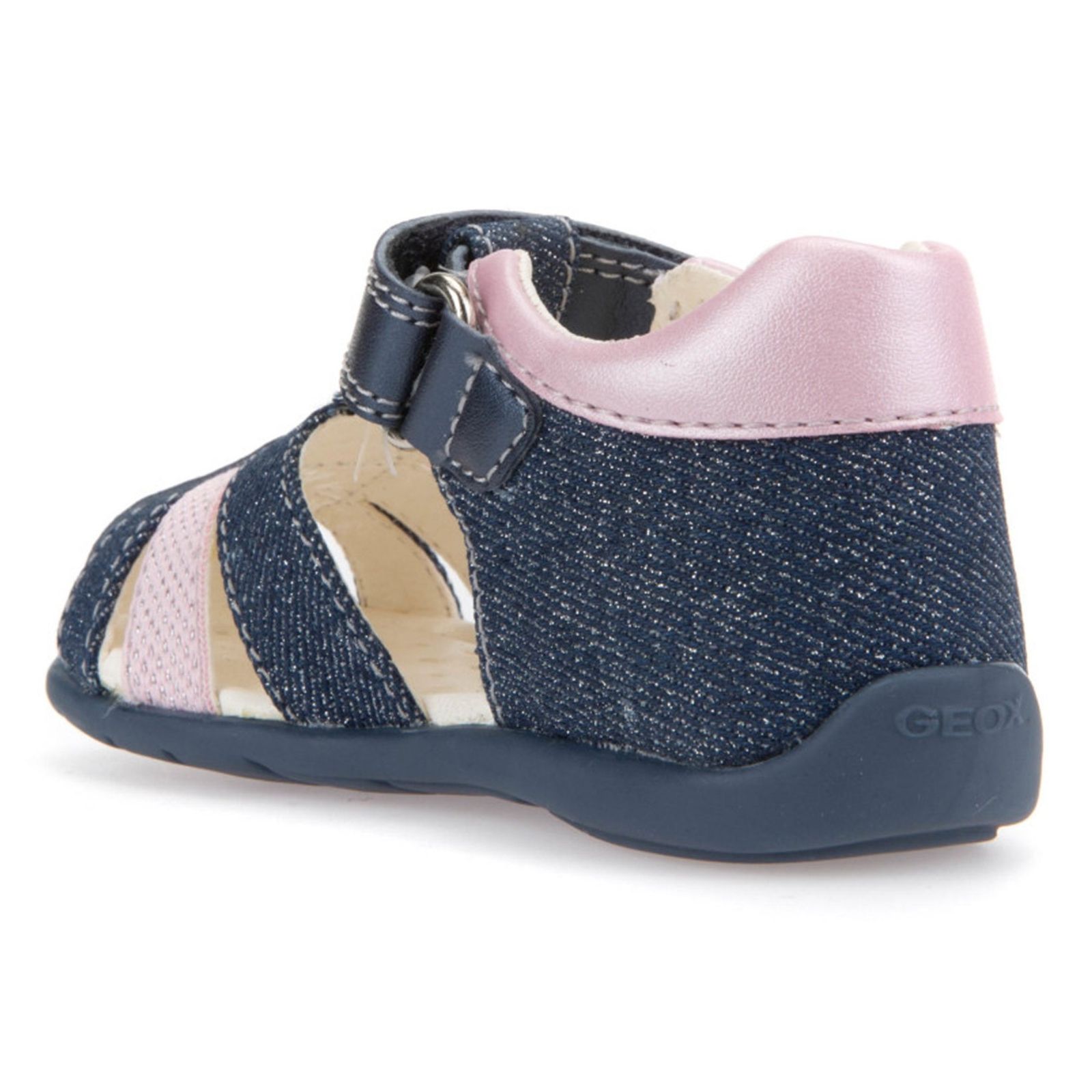 کفش پارچه ای چسبی نوزادی دخترانه KAYTAN - جی اوکس - سرمه اي - 7