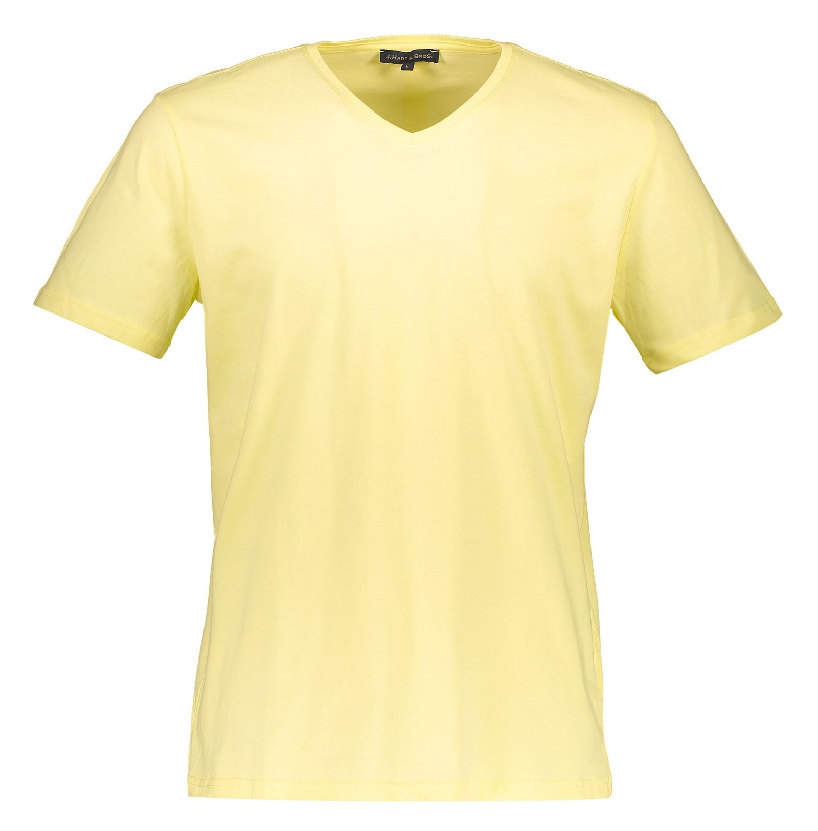 تی شرت نخی یقه هفت مردانه - یوپیم - زرد - 1