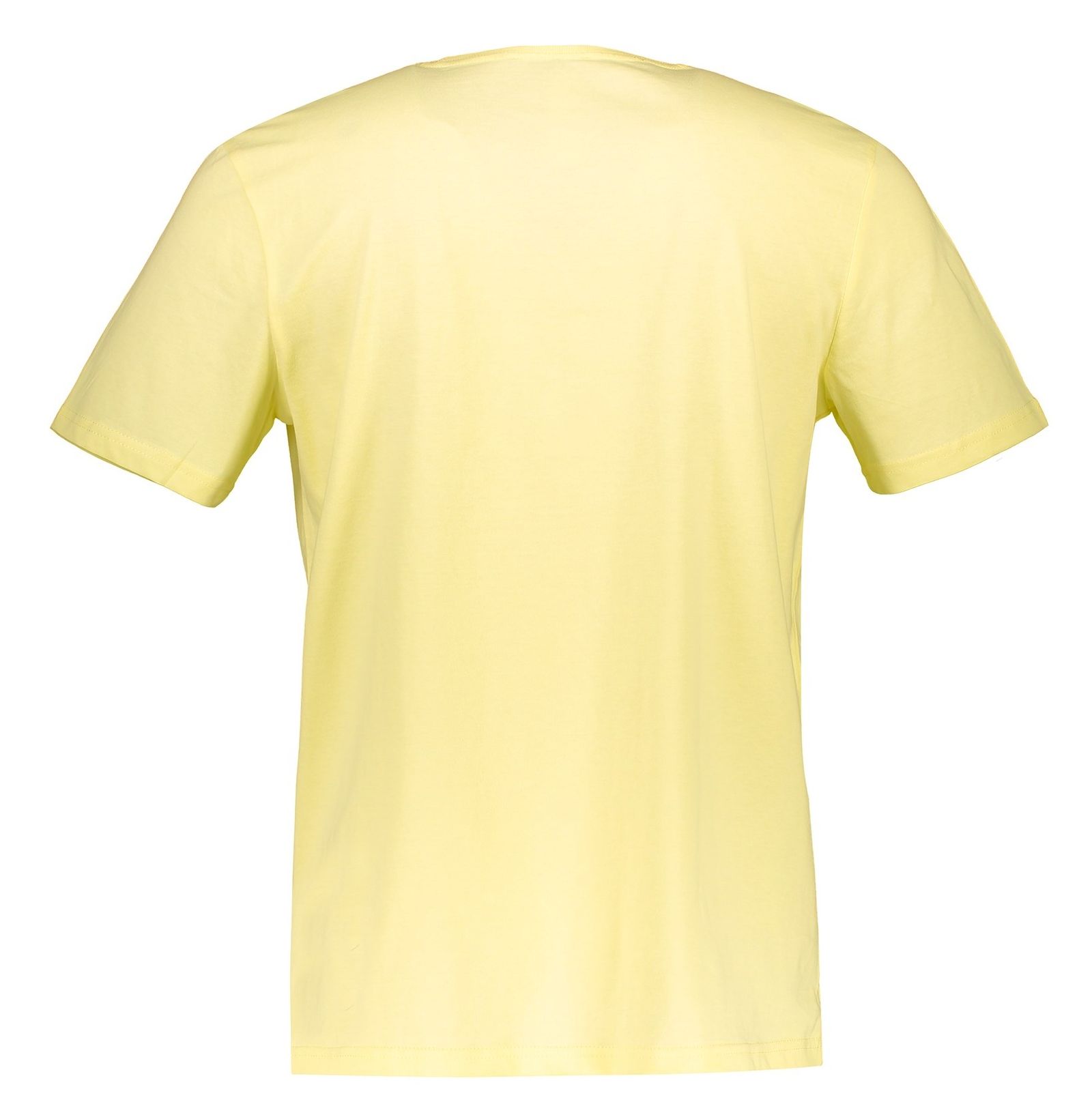 تی شرت نخی یقه هفت مردانه - یوپیم - زرد - 3