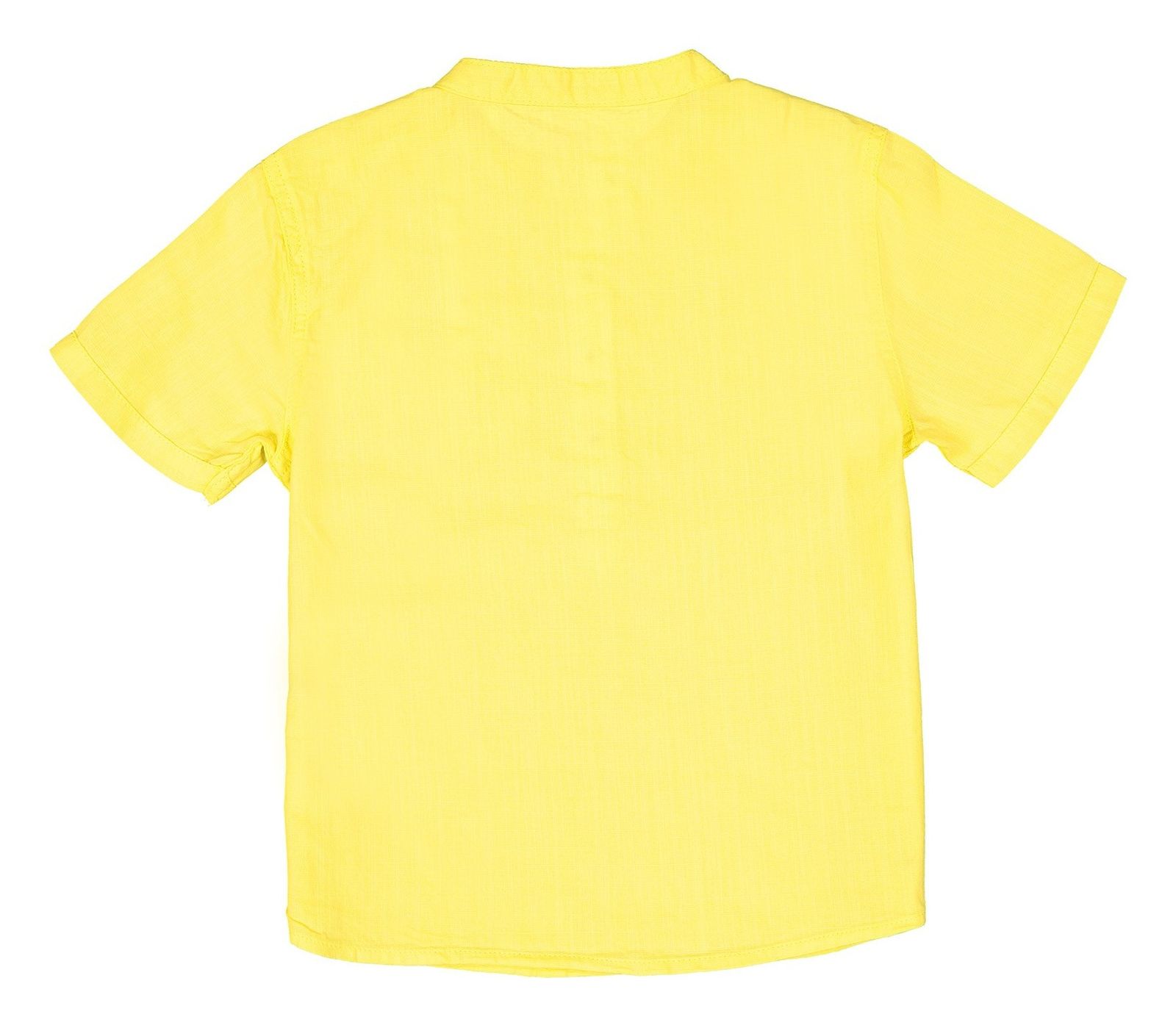 پیراهن نخی یقه گرد پسرانه - ال سی وایکیکی - زرد - 3