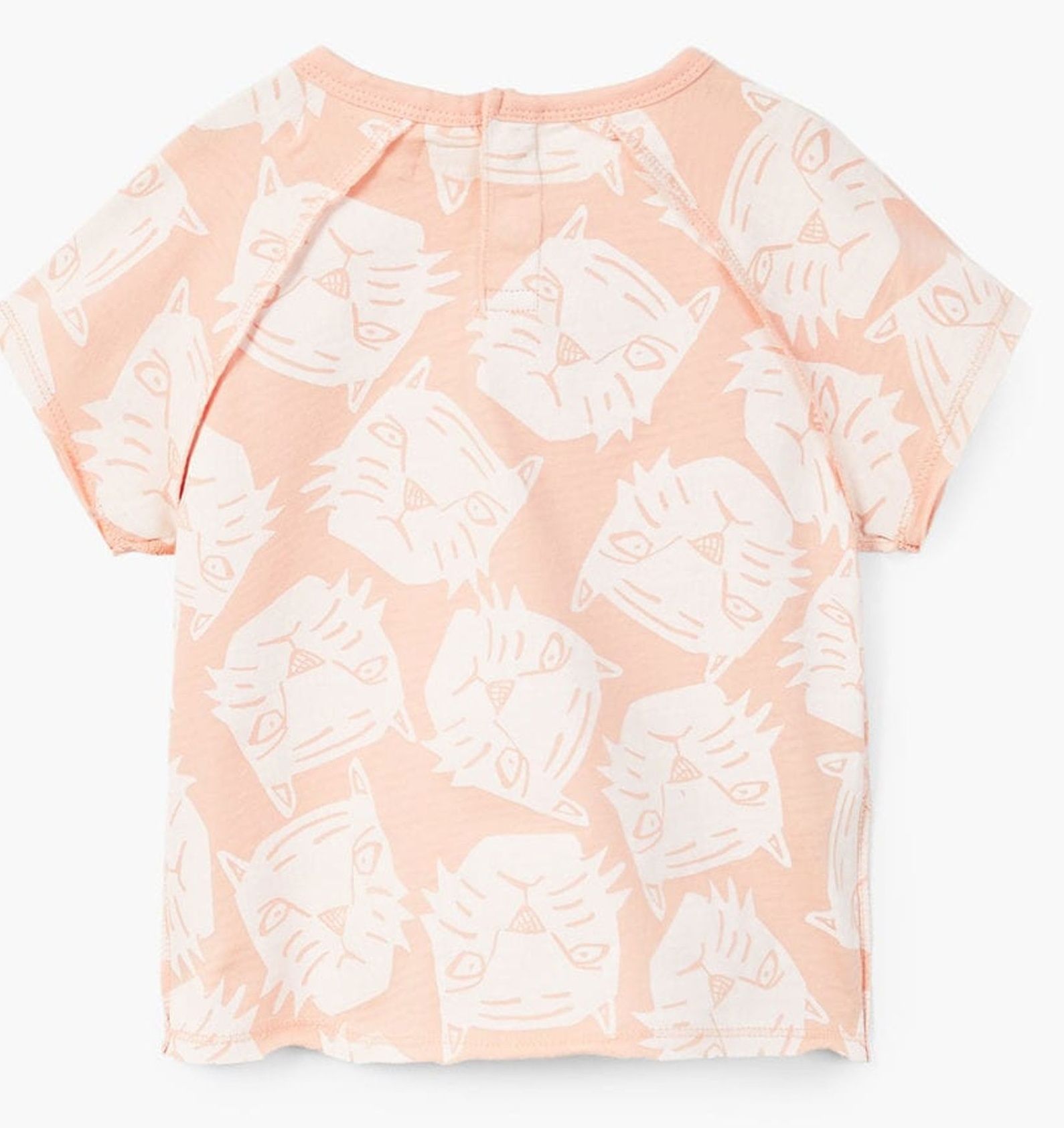 تی شرت نخی یقه گرد پسرانه - مانگو - نارنجي  - 3