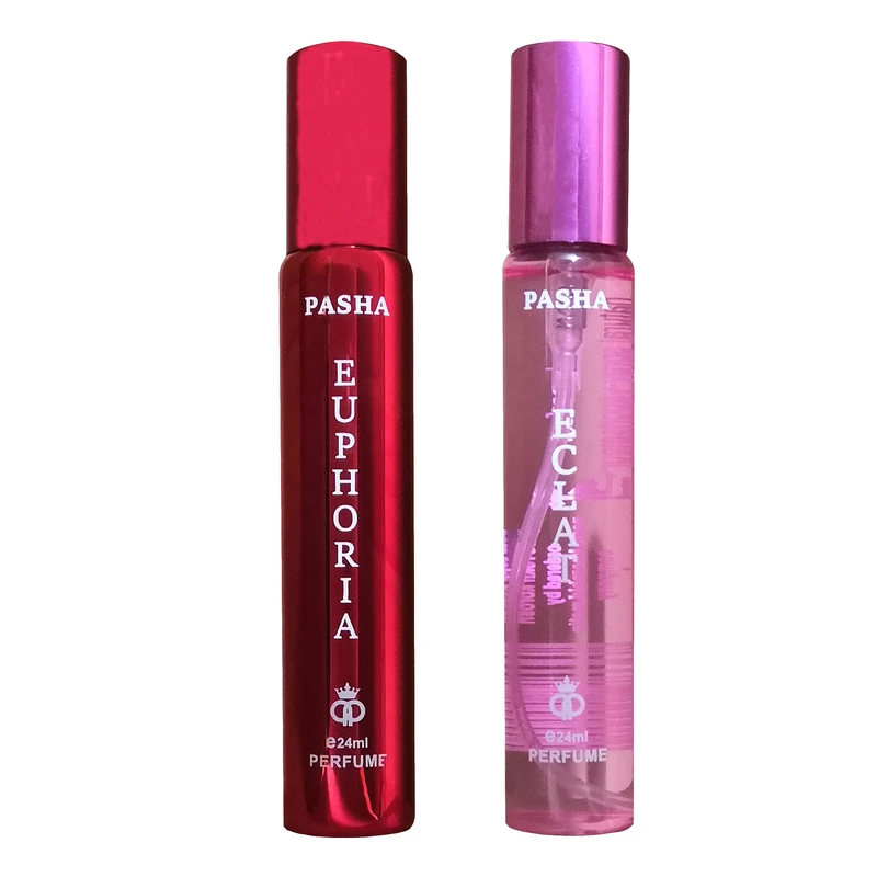 عطر جیبی زنانه پاشا مدل T22 حجم 24 میلی لیتر مجموعه 2 عددی