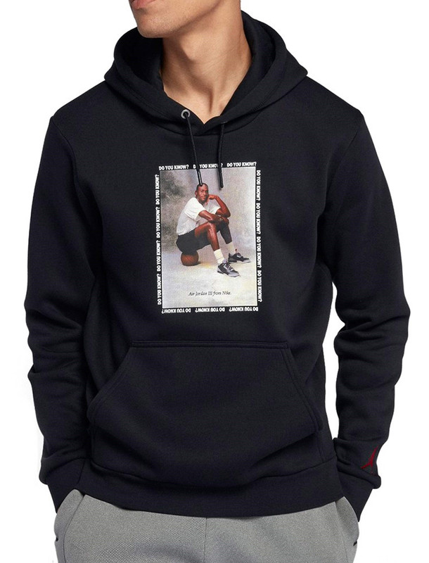 هودی نخی جلو بسته مردانه Jordan Flight Fleece AJ3 - نایکی