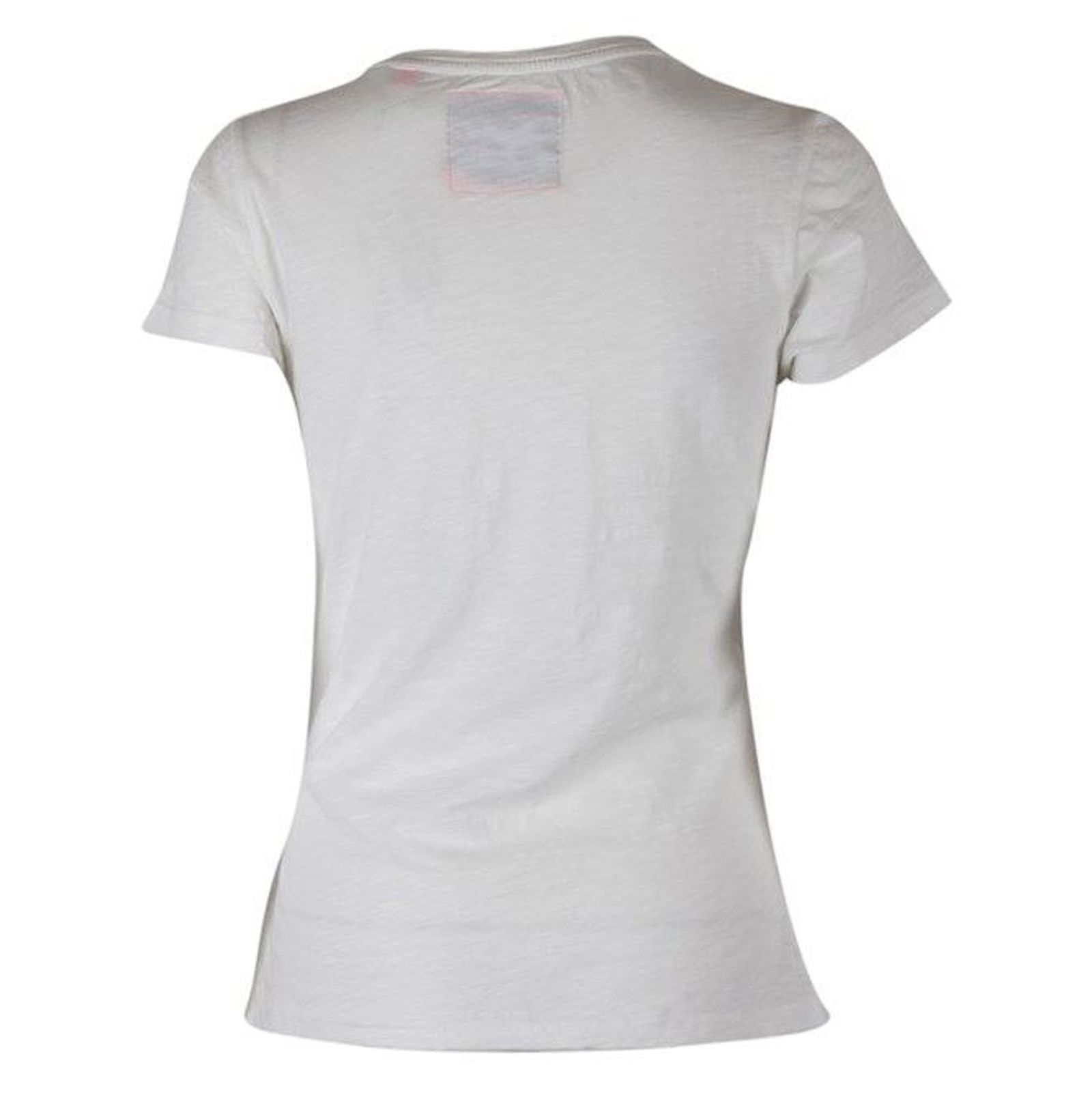 تی شرت نخی یقه گرد زنانه - سوپردرای - طوسي روشن - 3