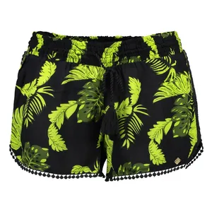 شلوارک ویسکوز طرح دار زنانه - سوپردرای