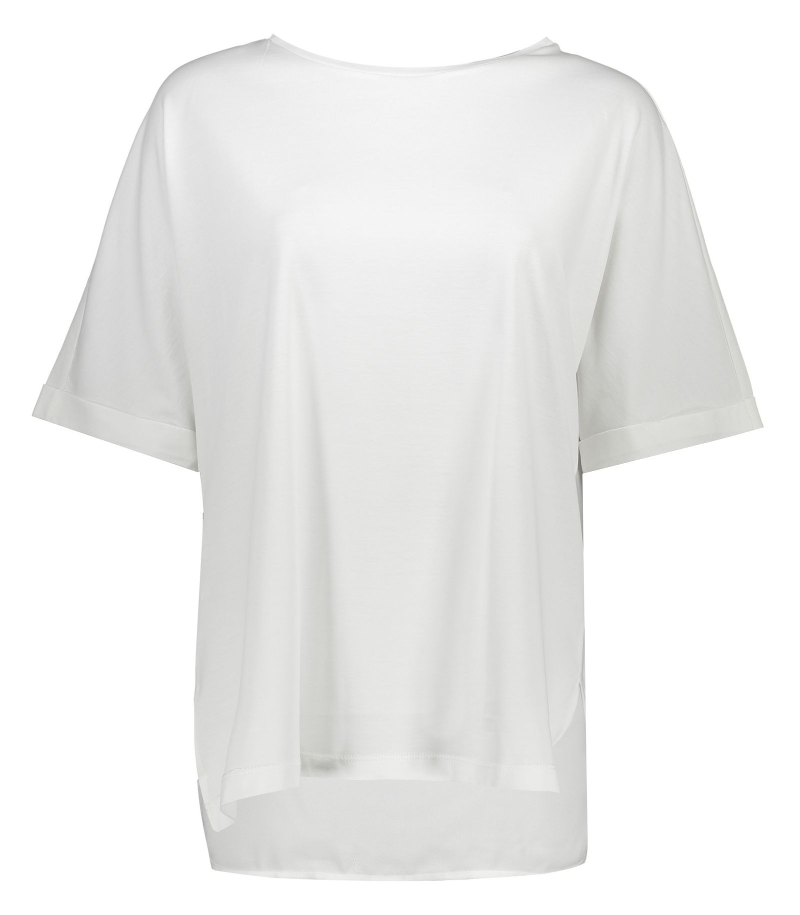 تی شرت ویسکوز یقه گرد زنانه - ویولتا بای مانگو - سفید - 2