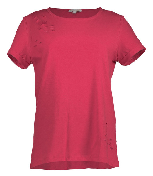 تی شرت نخی یقه گرد زنانه - یوپیم