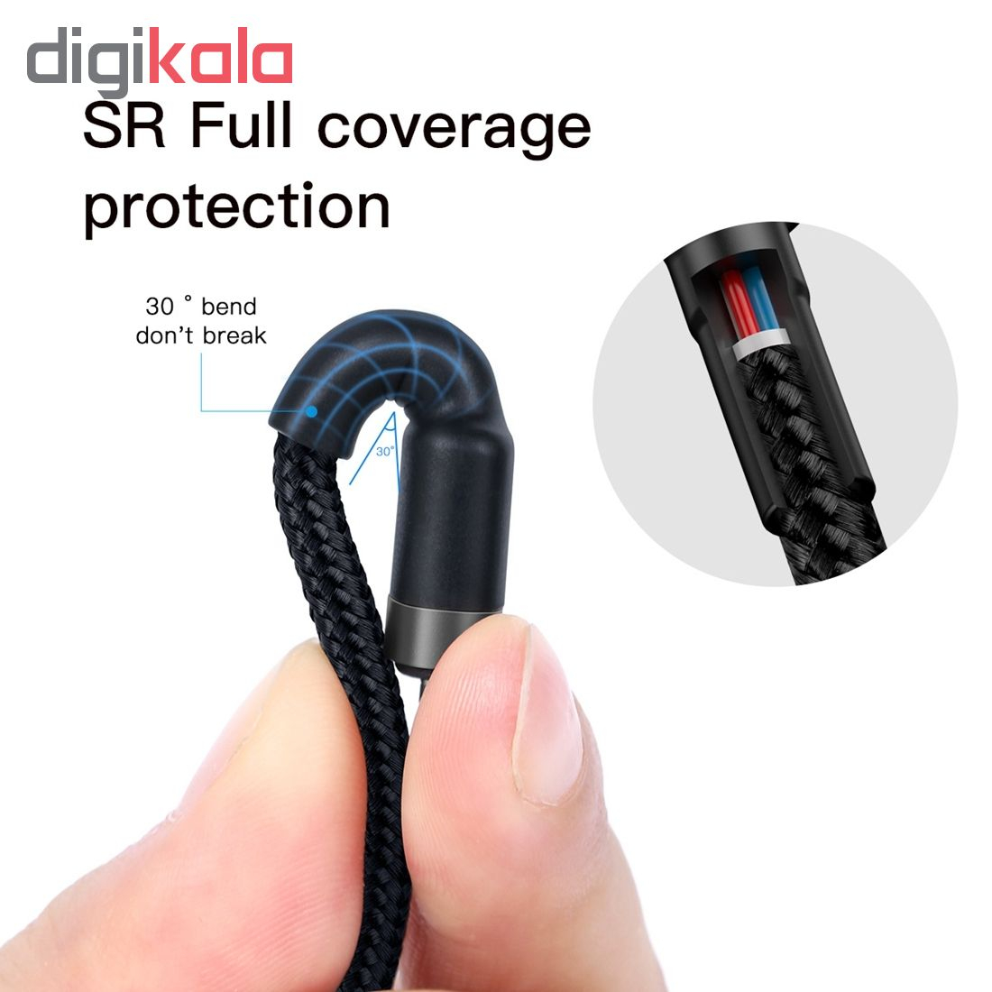 کابل USB-C باسئوس مدل CATKLF-HG1 طول 2 متر
