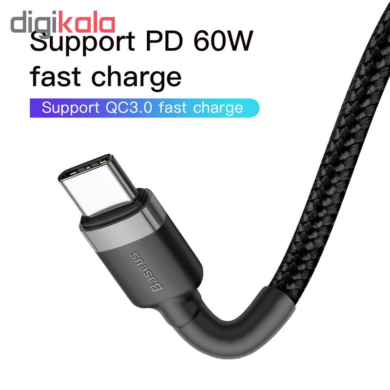 کابل USB-C باسئوس مدل CATKLF-HG1 طول 2 متر