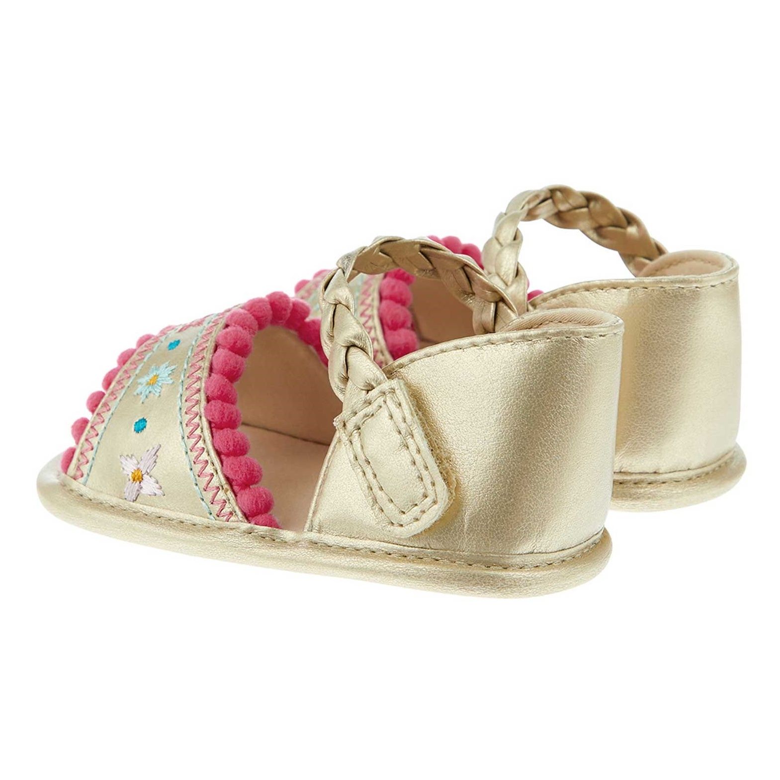 کفش نوزادی دخترانه - مانسون چیلدرن - طلايي - 3