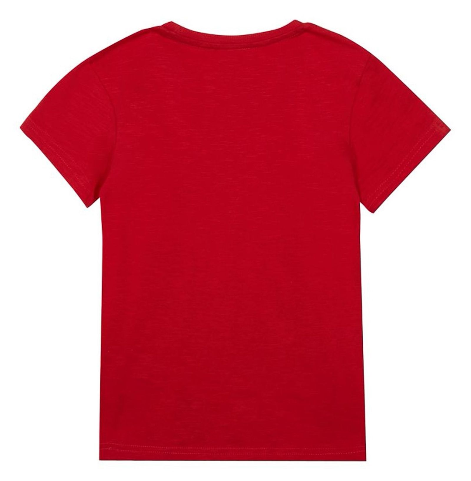 تی شرت نخی یقه گرد پسرانه - بلوزو - قرمز - 3