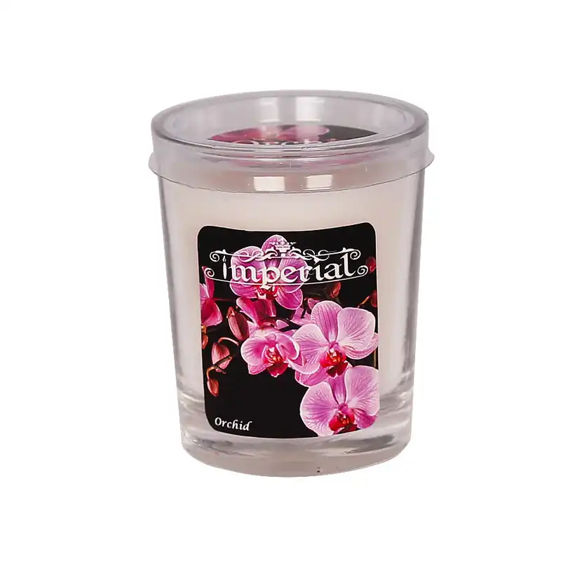 شمع لیوانی ایمپریال مدل Orchid