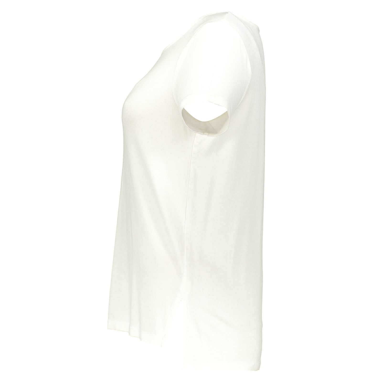 تی شرت ویسکوز یقه گرد زنانه - کالکشن - سفيد - 3