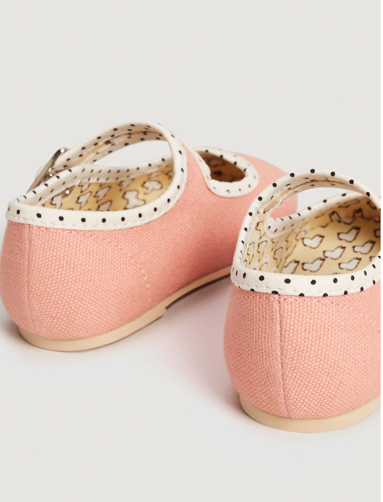 کفش چسبی نوزادی دخترانه - مانگو - گلبهي - 5