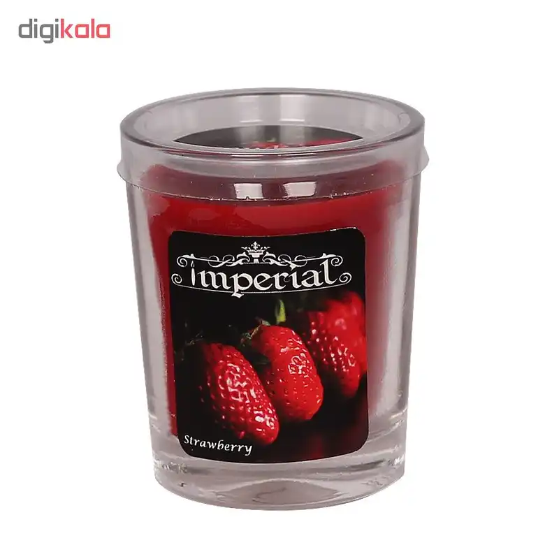 شمع لیوانی ایمپریال مدل Strawberry