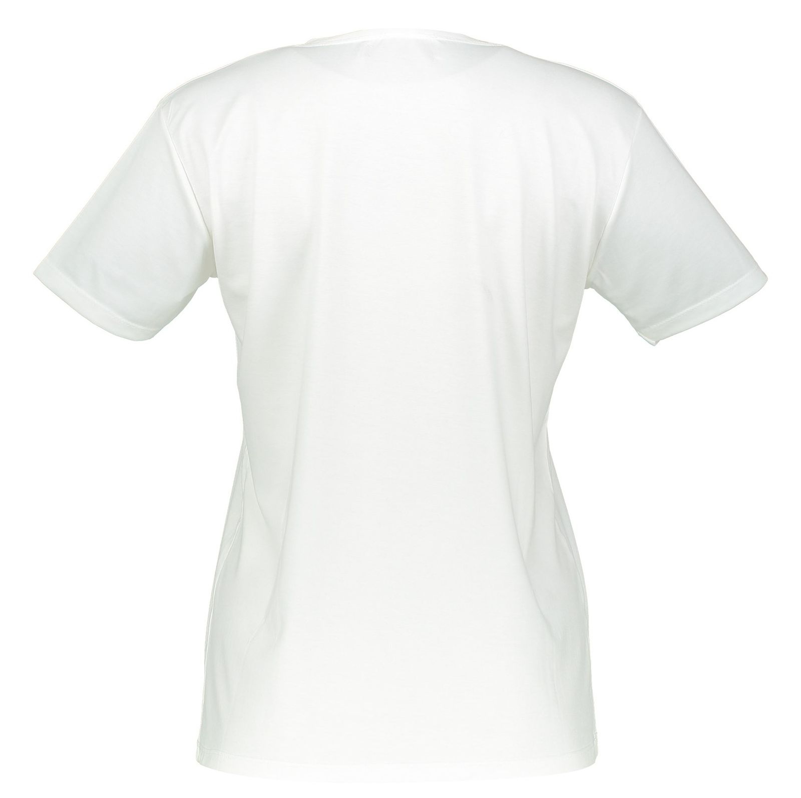 تی شرت یقه گرد زنانه - دیار مد - سفيد - 4