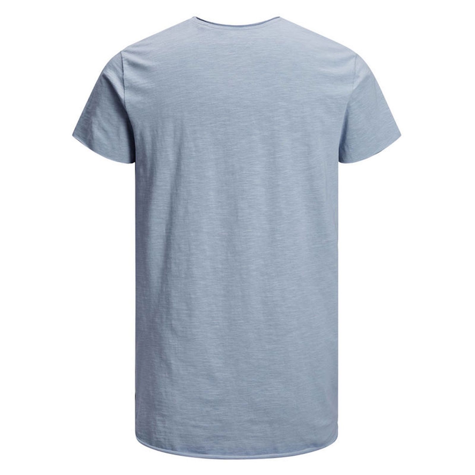 تی شرت نخی یقه گرد مردانه - جک اند جونز - آبي روشن - 4