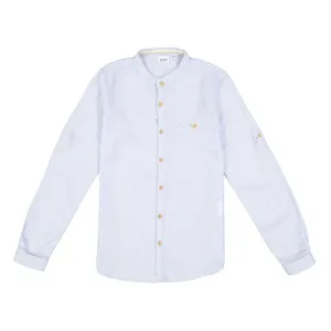 پیراهن نخی آستین بلند پسرانه - بلوکیدز