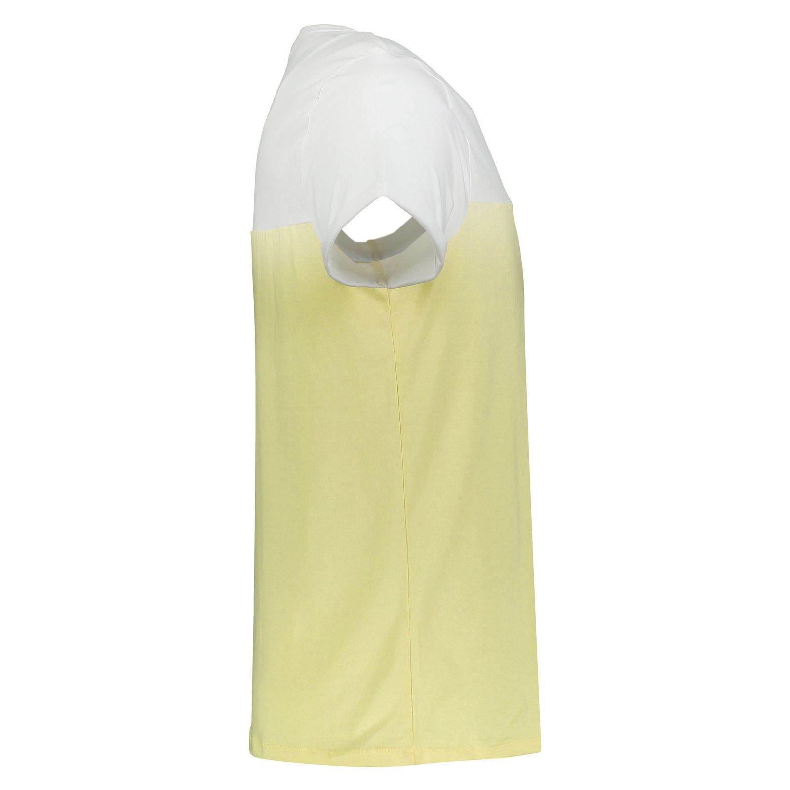 تی شرت نخی یقه گرد مردانه - یوپیم - زرد - 4